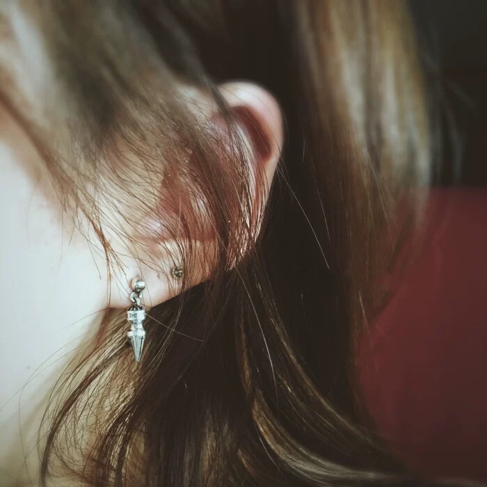 CHROME HEARTS クロムハーツ クロスフラワーボールミニピアス（CHROME HEARTS 120）