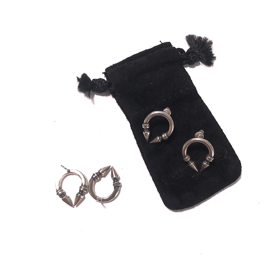 CHROME HEARTS クロムハーツ ダブルブレットリベットピアス（CHROME HEARTS 121）