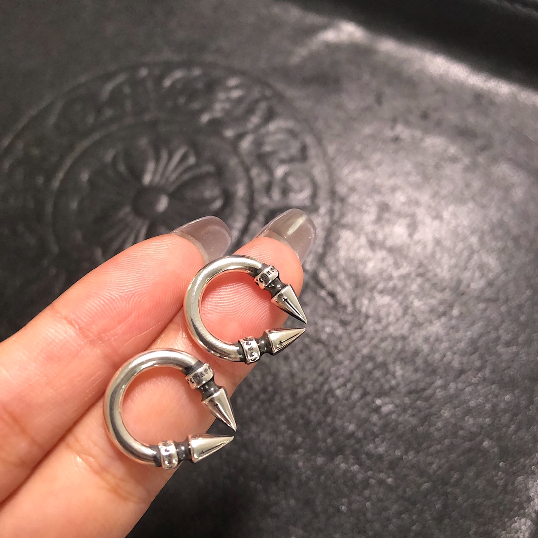 CHROME HEARTS クロムハーツ ダブルブレットリベットピアス（CHROME HEARTS 121）