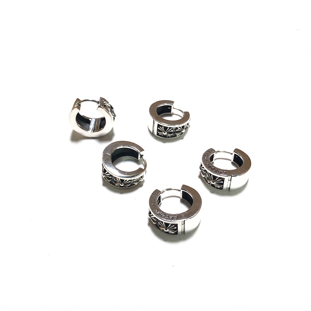 CHROME HEARTS クロムハーツ クロスフラワーイヤークリップイヤリング（CHROME HEARTS 132）
