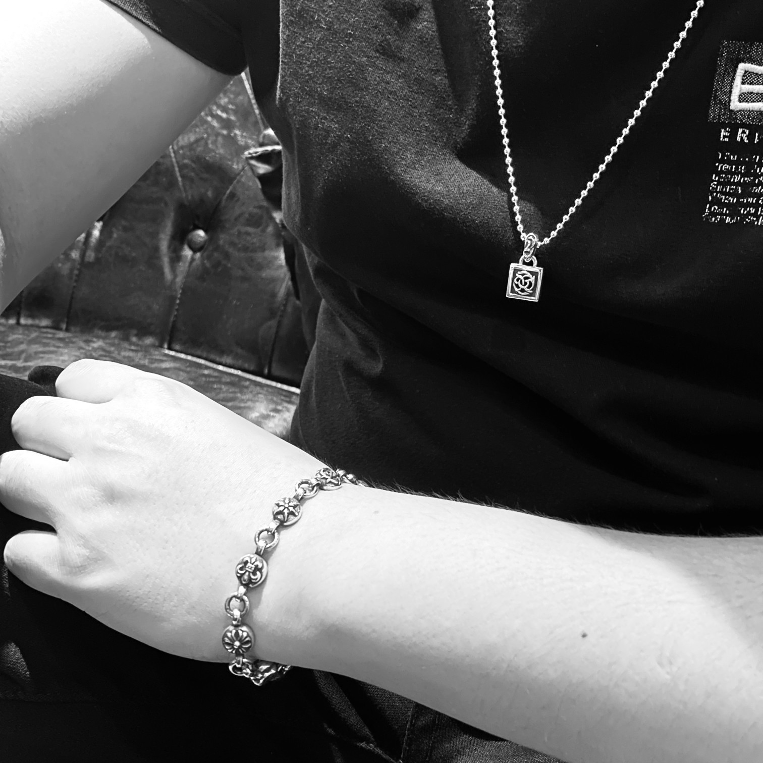 CHROME HEARTS クロムハーツ 六要素ビーズブレスレット（CHROME HEARTS 140）