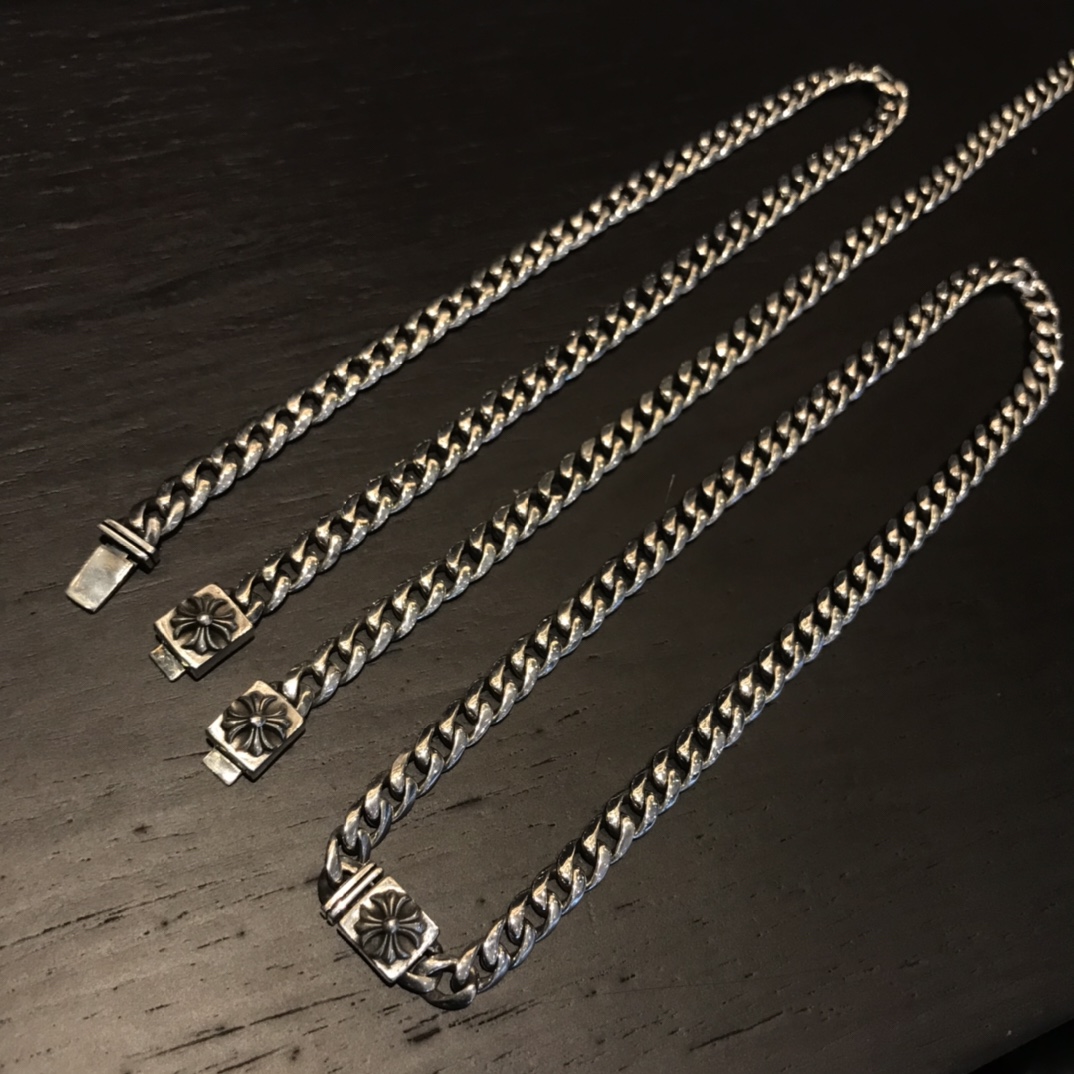 CHROME HEARTS クロムハーツ バックル鎖骨チェーン（CHROME HEARTS 143）