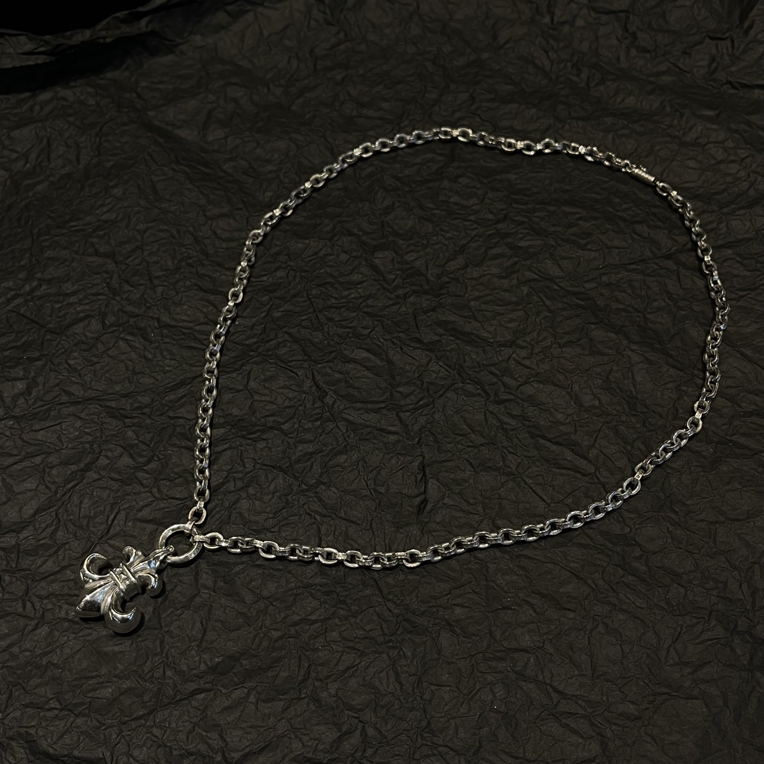 CHROME HEARTS クロムハーツ スカウトフラワー一体型ネックレス（CHROME HEARTS 152）