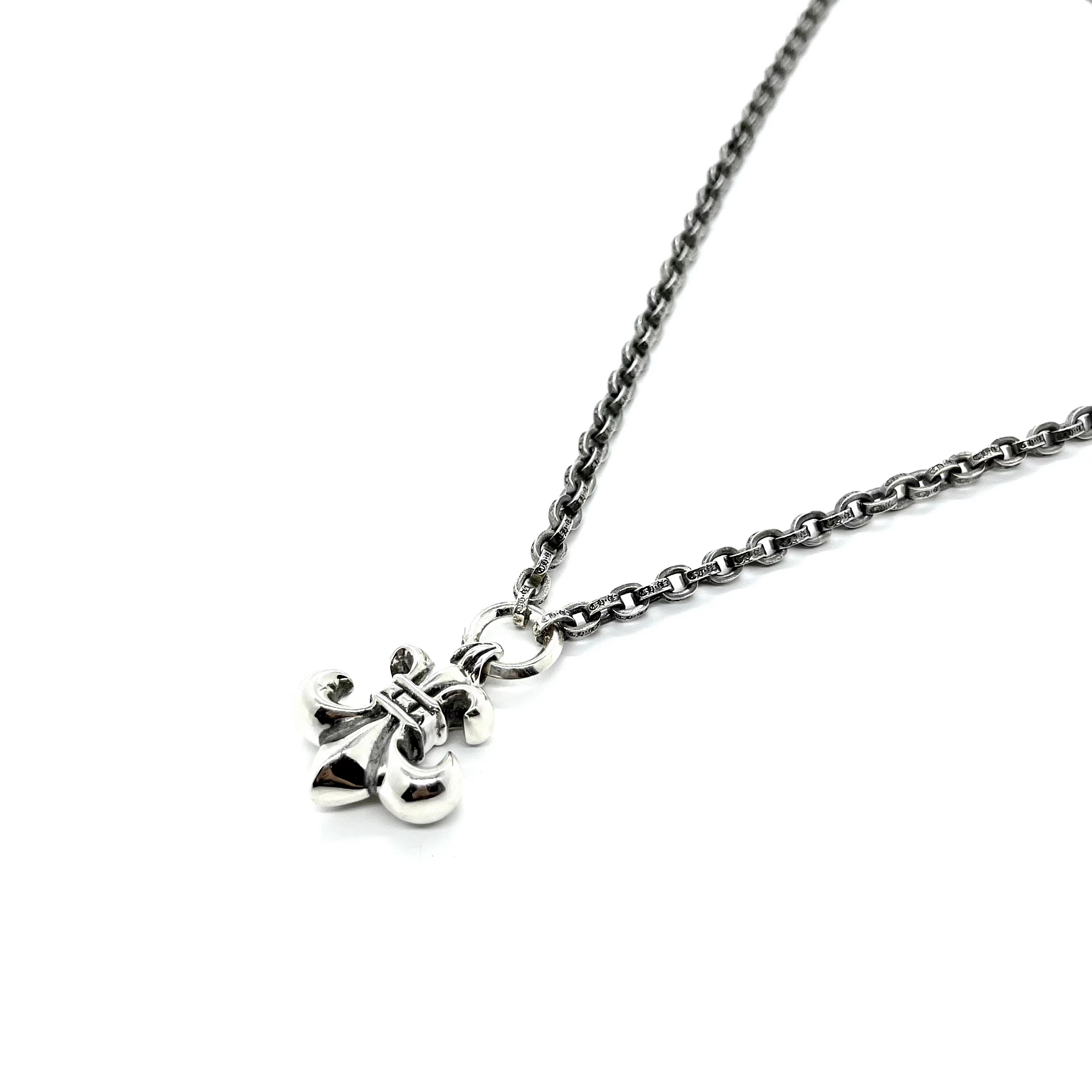 CHROME HEARTS クロムハーツ スカウトフラワー一体型ネックレス（CHROME HEARTS 152）