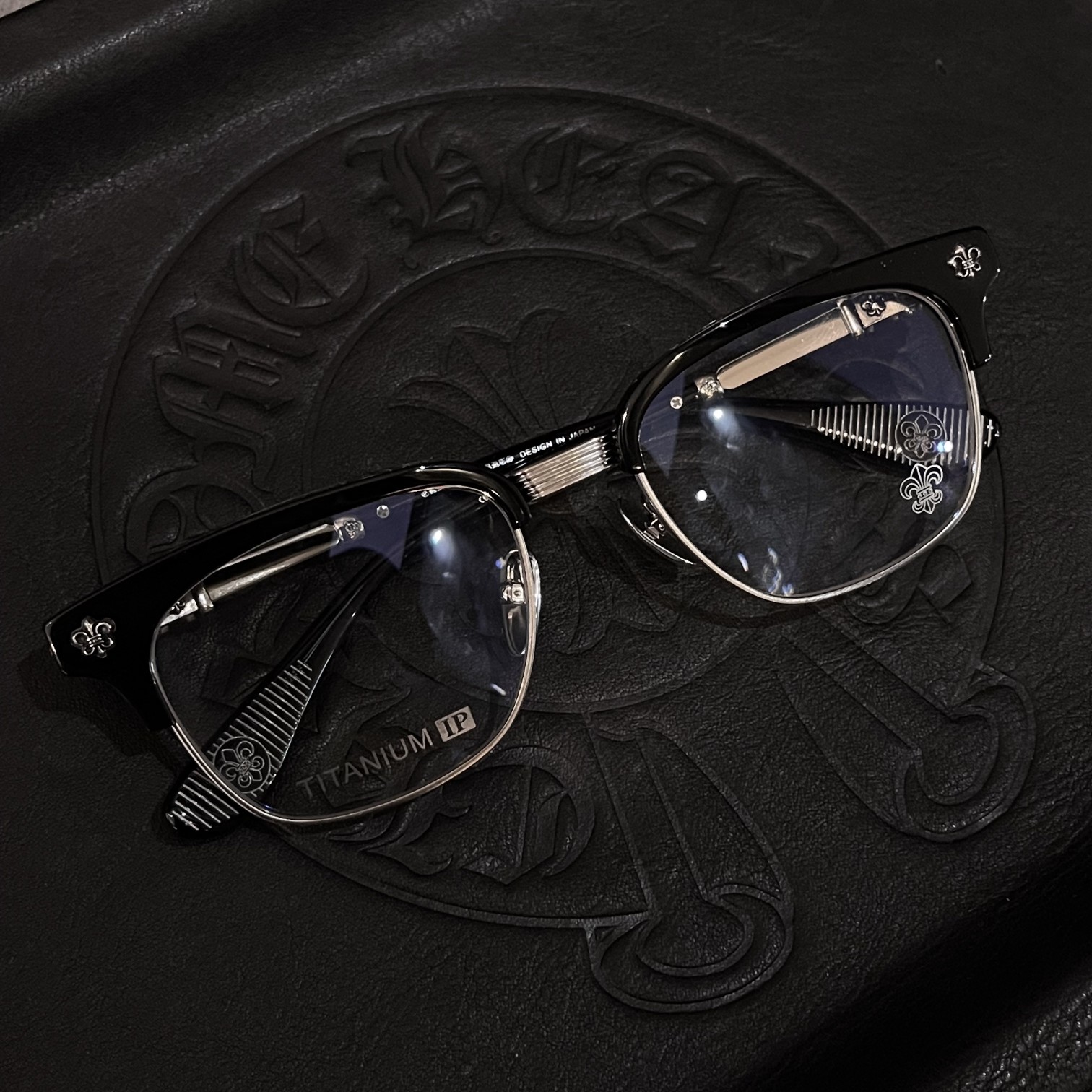 CHROME HEARTS クロムハーツメガネBONENNOISSEUR Ⅱ 黒 (CHROME HEARTS 156)