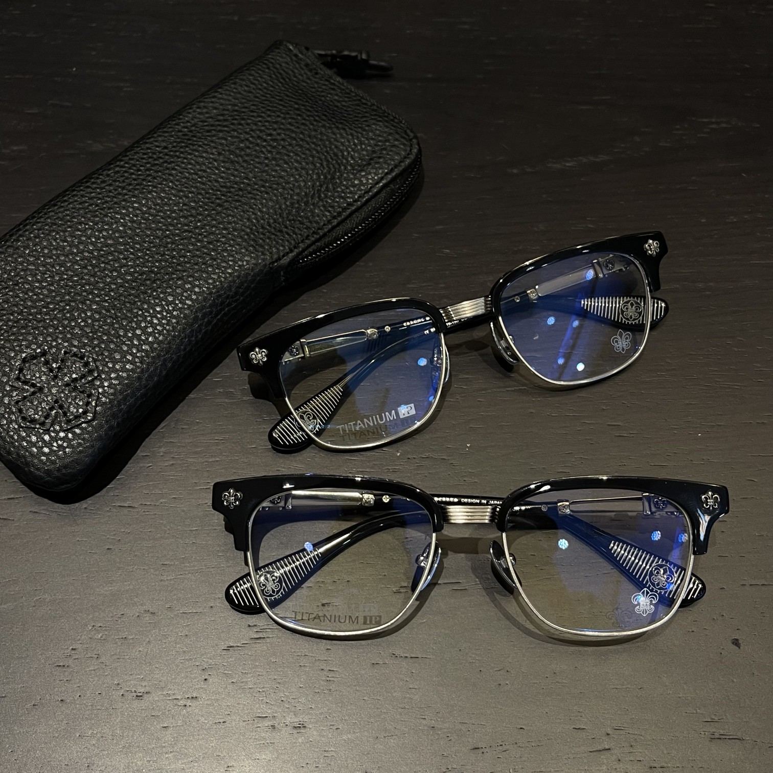 CHROME HEARTS クロムハーツメガネBONENNOISSEUR Ⅱ 黒 (CHROME HEARTS 156)