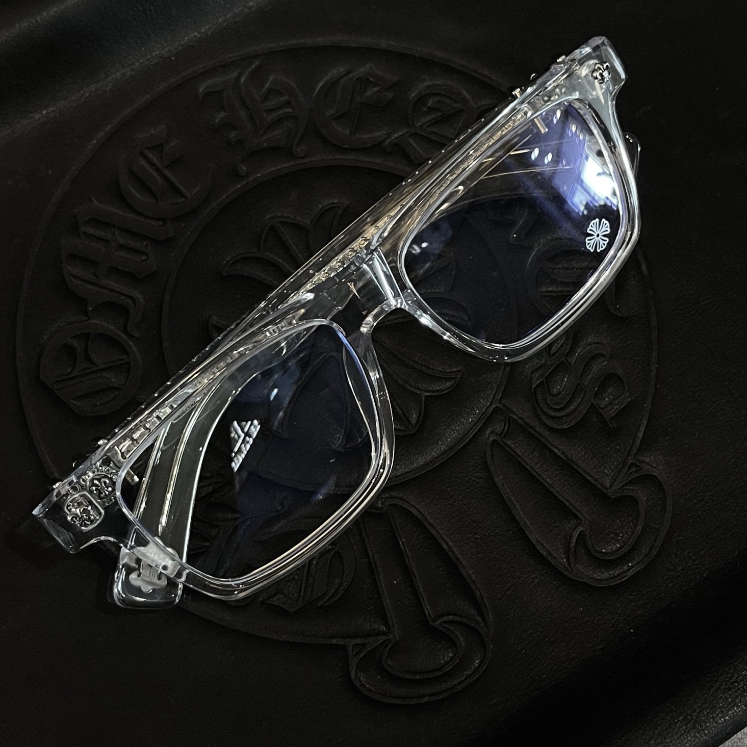 CHROME HEARTS クロムハーツ MY DIXADRYLL クリア メガネ (CHROME HEARTS 157)