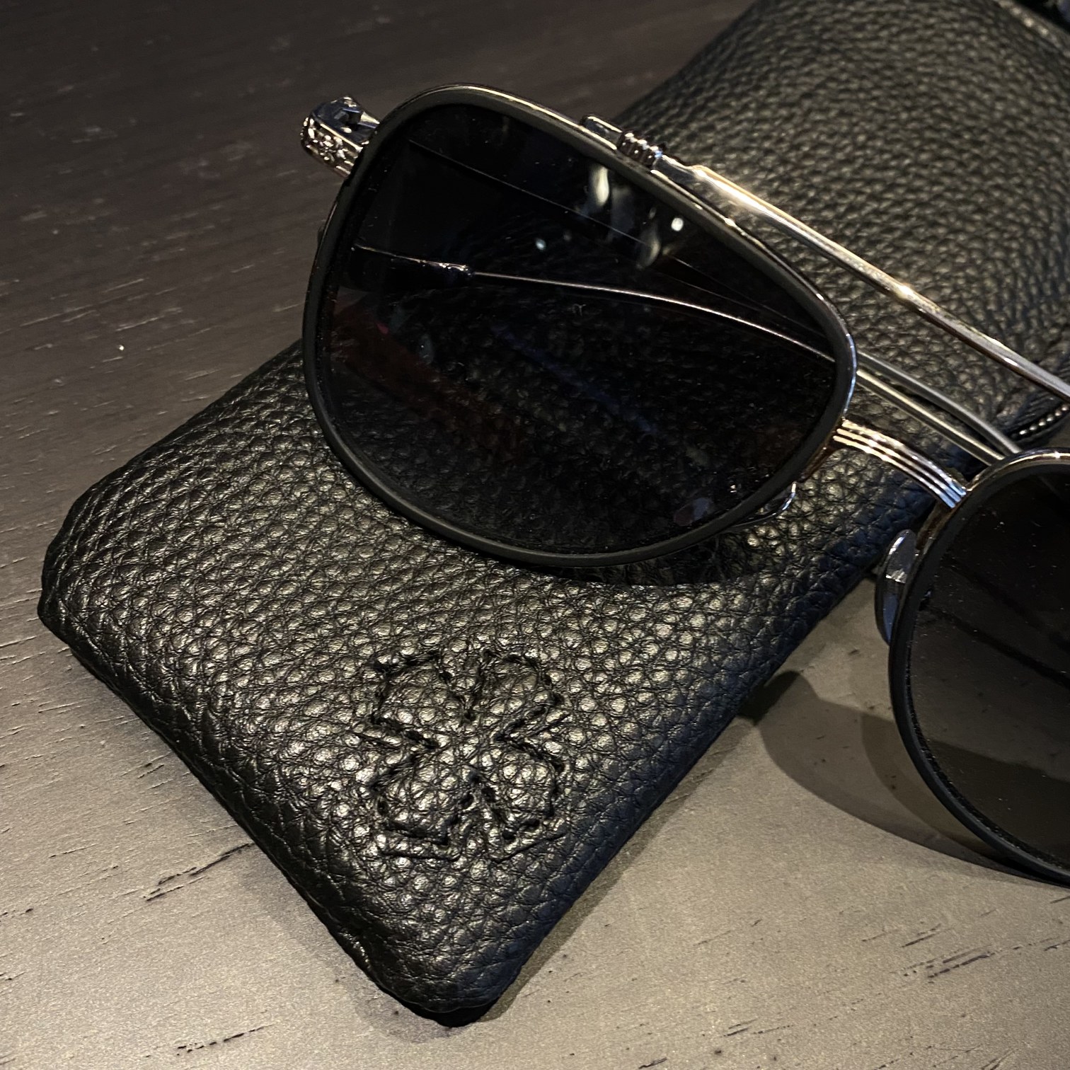 CHROME HEARTS sunglasses (CHROME HEARTS 166)