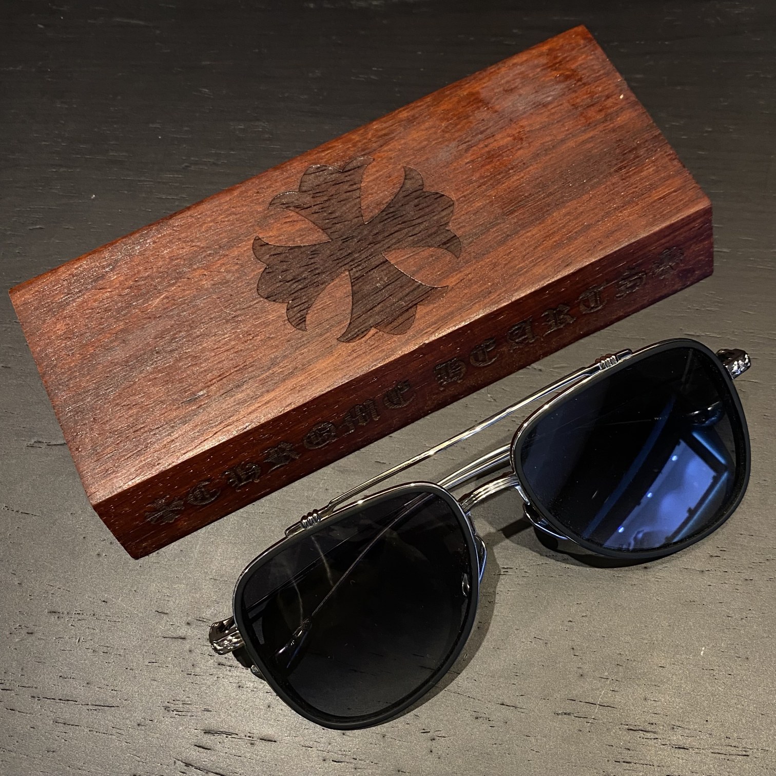 CHROME HEARTS sunglasses (CHROME HEARTS 166)