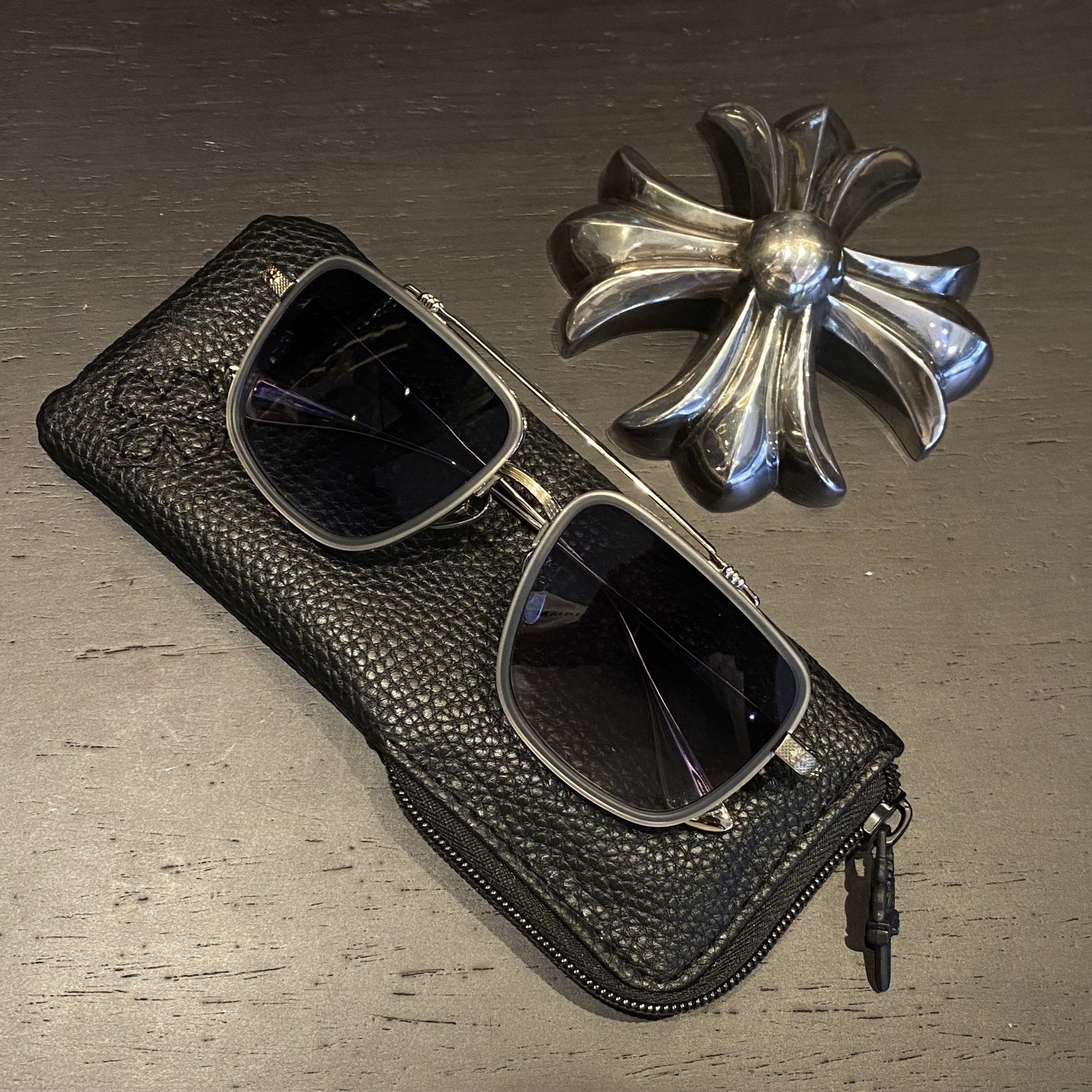 CHROME HEARTS sunglasses -2 (CHROME HEARTS 166)