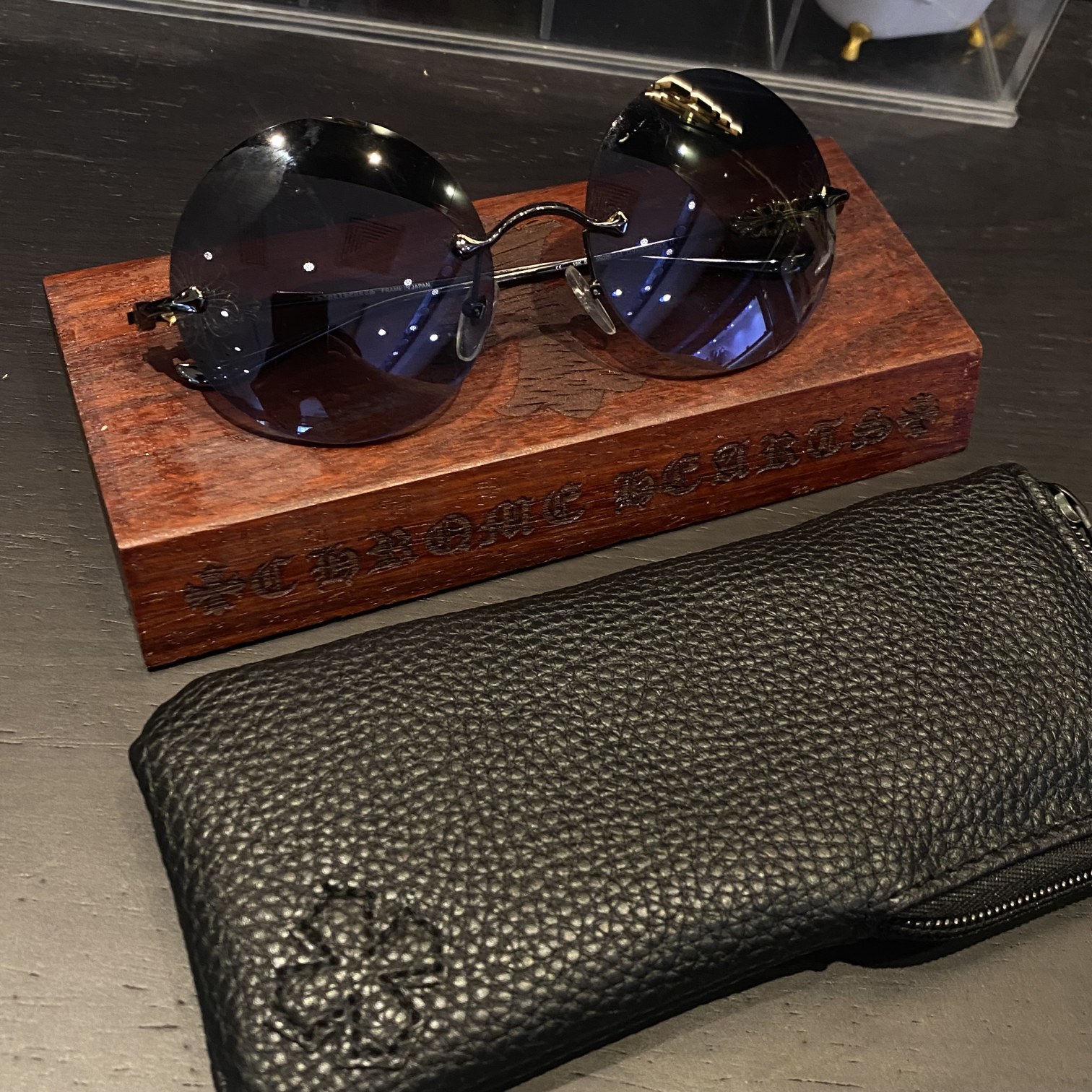 CHROME HEARTS sunglasses -5(CHROME HEARTS 170)