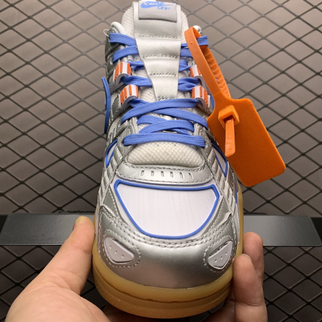 Off-White × Nike Air Rubber Dunk "White/University Blue"（CU6015-100）