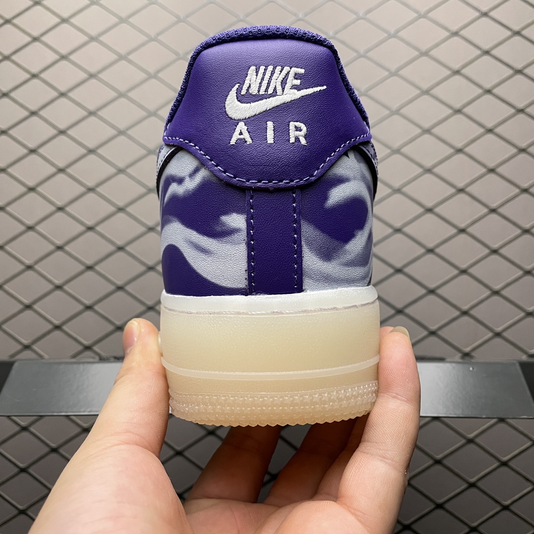 Nike Air Force 1 "Purple Skeleton"（CU8067-500）