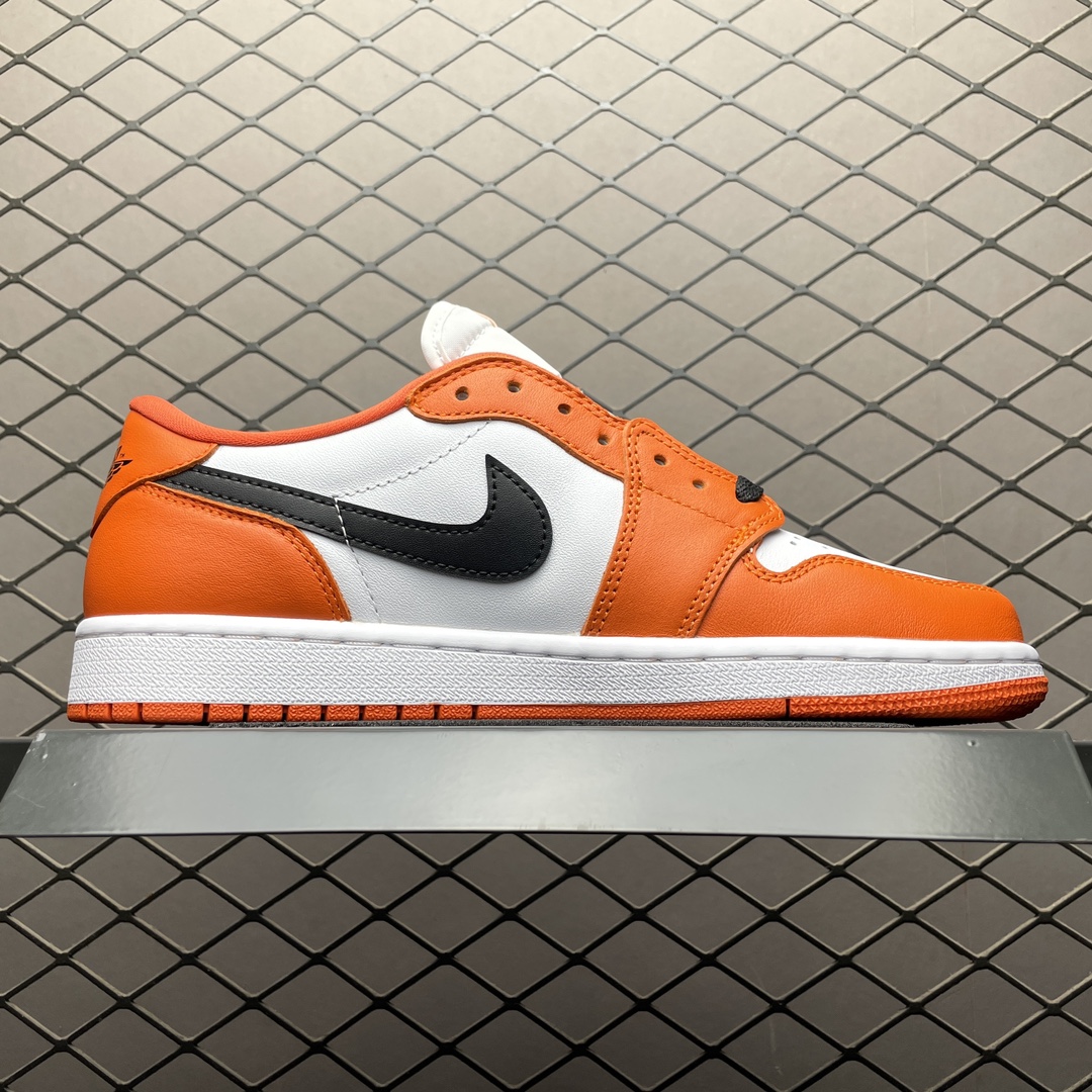 AIR JORDAN 1 LOW OG "STARFISH"ORANGE/BLACK-WHITE (CZ0790-801)