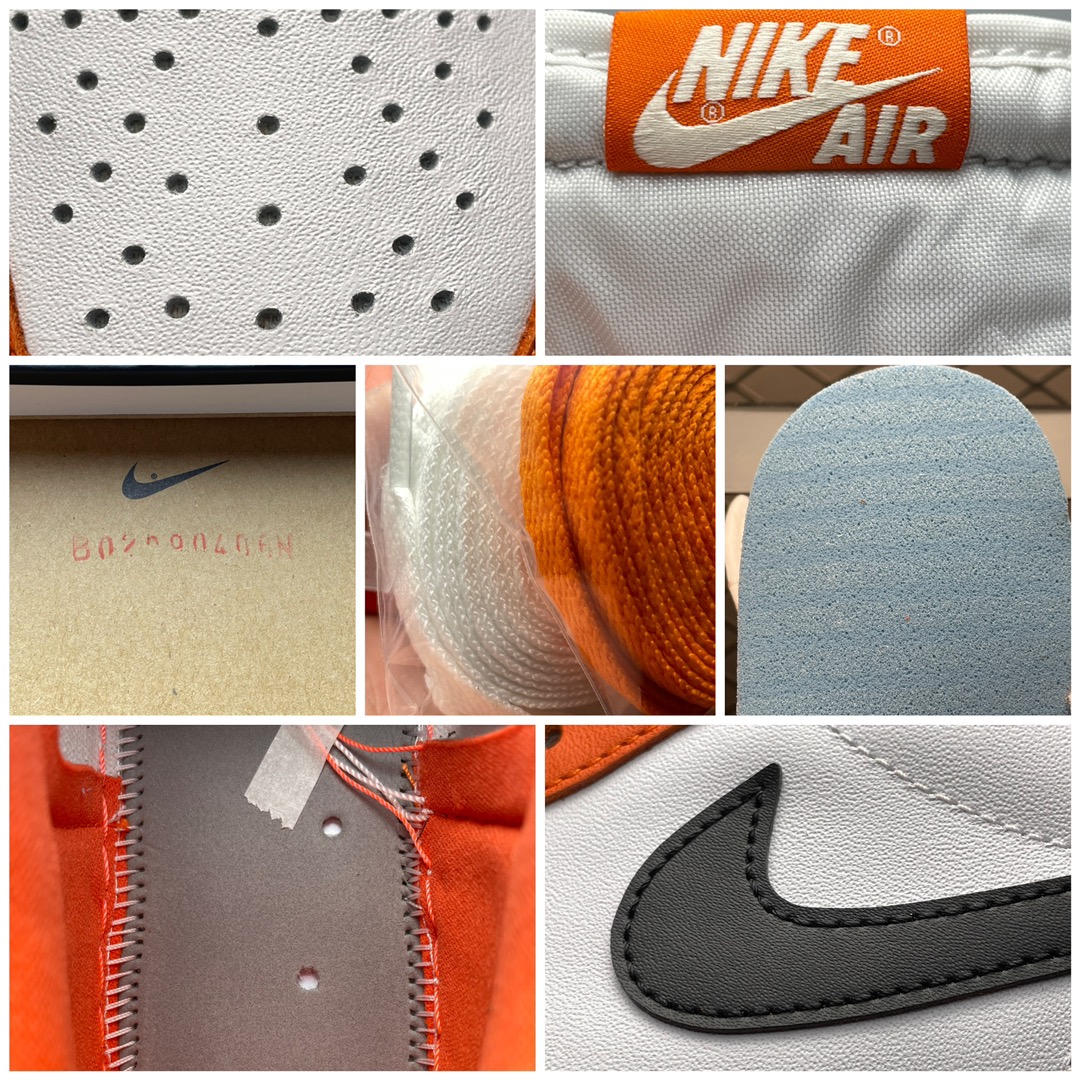 AIR JORDAN 1 LOW OG "STARFISH"ORANGE/BLACK-WHITE (CZ0790-801)