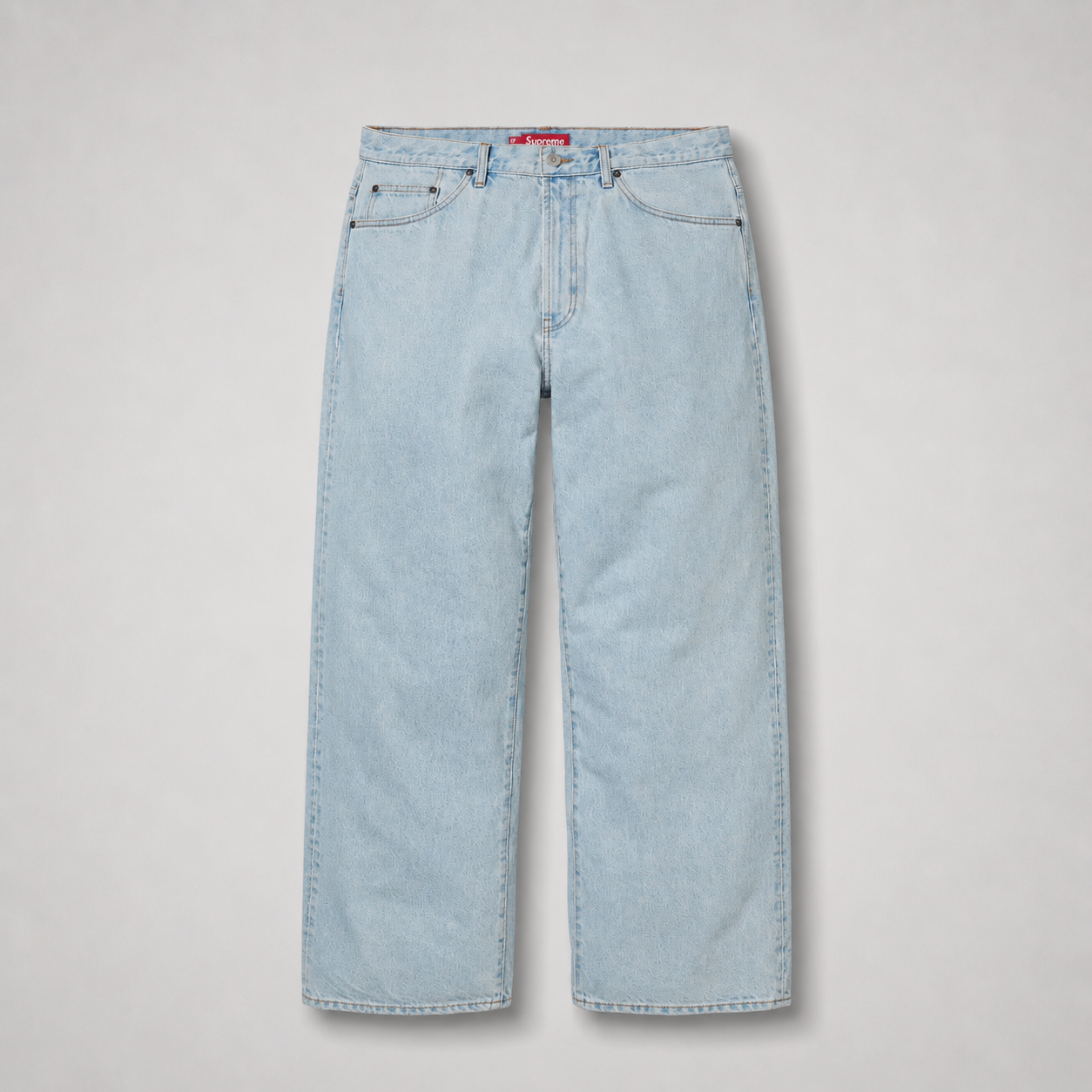 Supreme loose-fitting jeans, multiple colors (SUP-FW24-025）