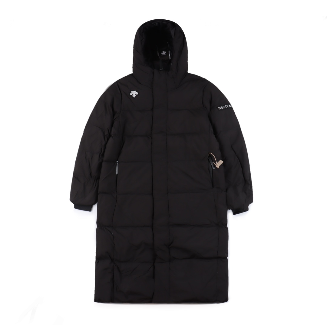 Descente SKI STYLE hooded long down jacket（D2491SDJ89C）
