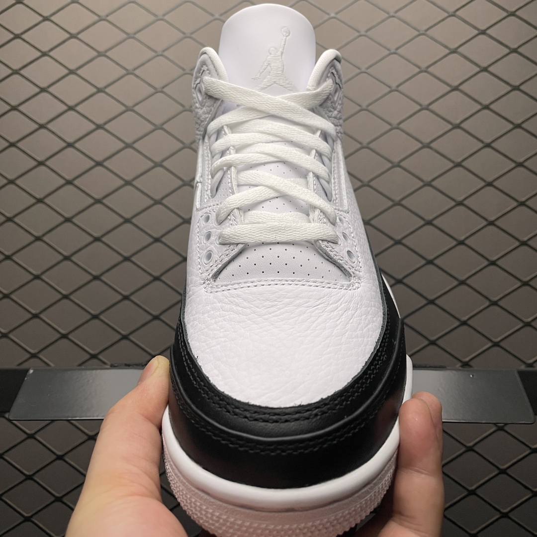 Fragment × Nike Air Jordan 3 White/Black（DA3595-100）
