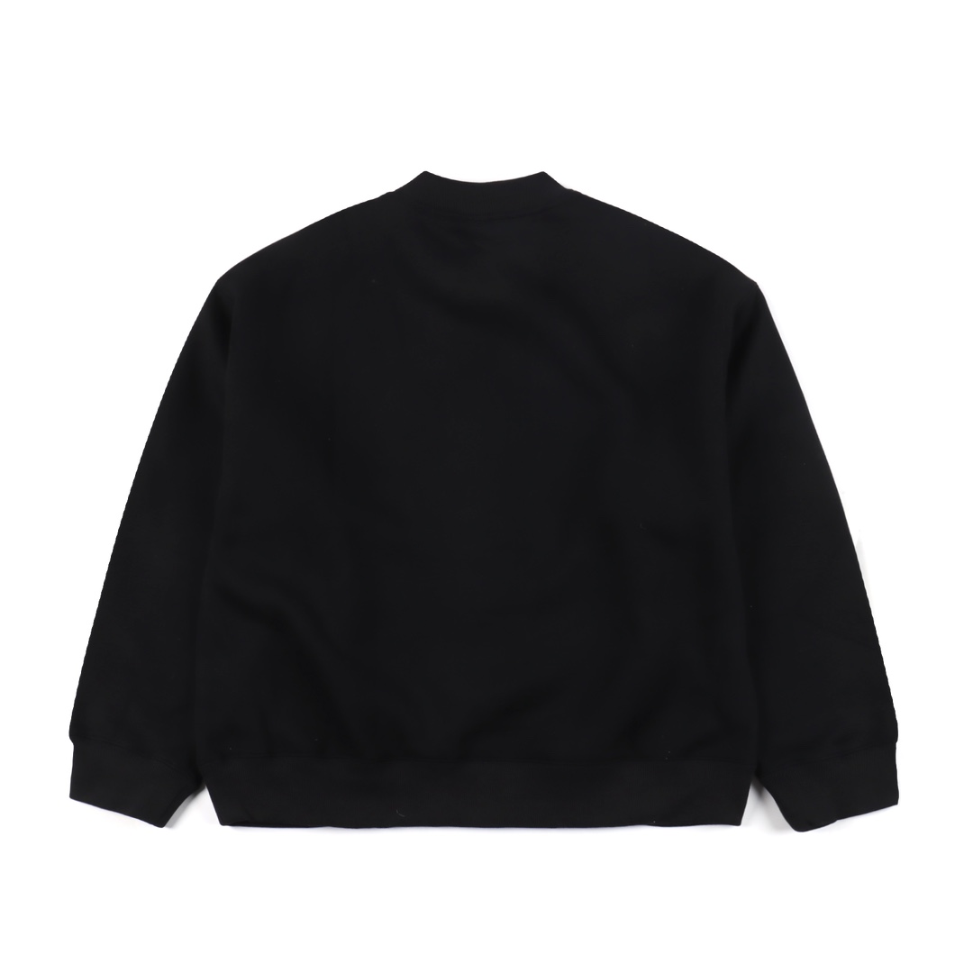 Stussy x Nike Logo Sports Fleece Sweatshirt "Black"（DC4198-010）