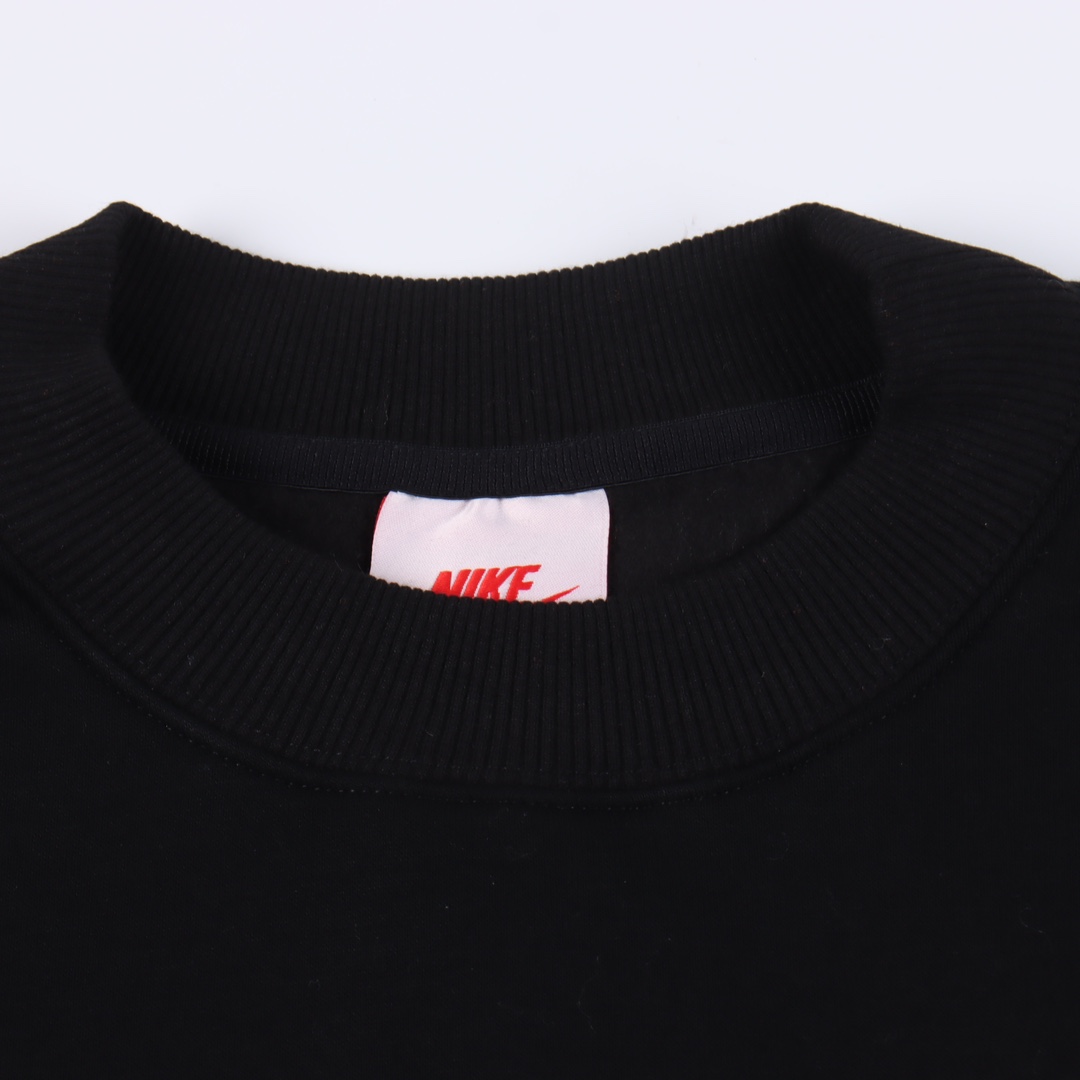 Stussy x Nike Logo Sports Fleece Sweatshirt "Black"（DC4198-010）