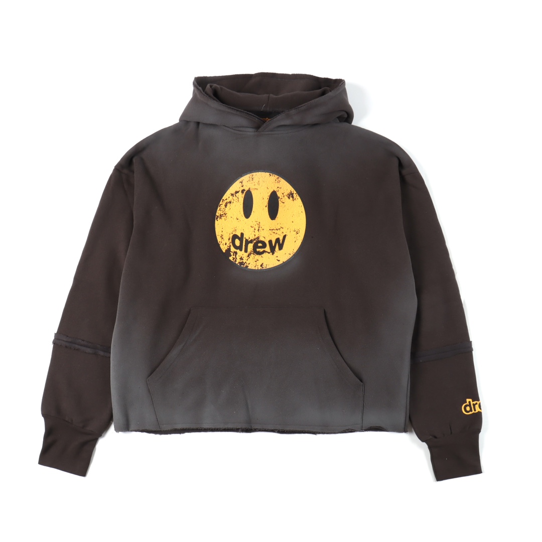 Drew House burst print velvet hooded sweatshirt（DH-F31122-MCFB）