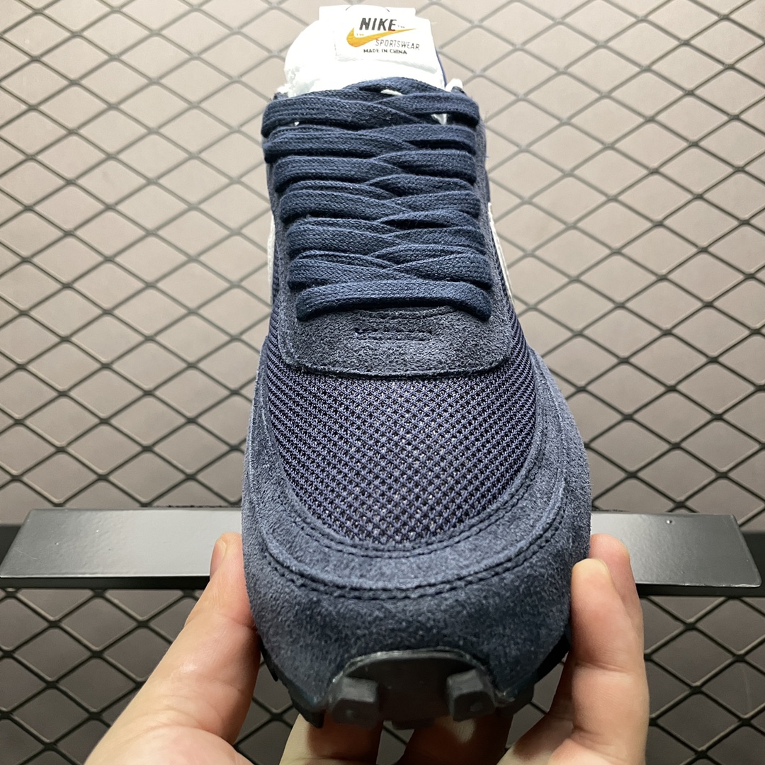 Fragment × sacai × Nike LD Waffle "Blackended Blue" (DH2684-400)