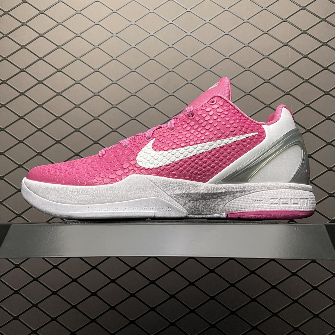 Nike Kobe 6 Protro "pink white" （DJ3596-600）