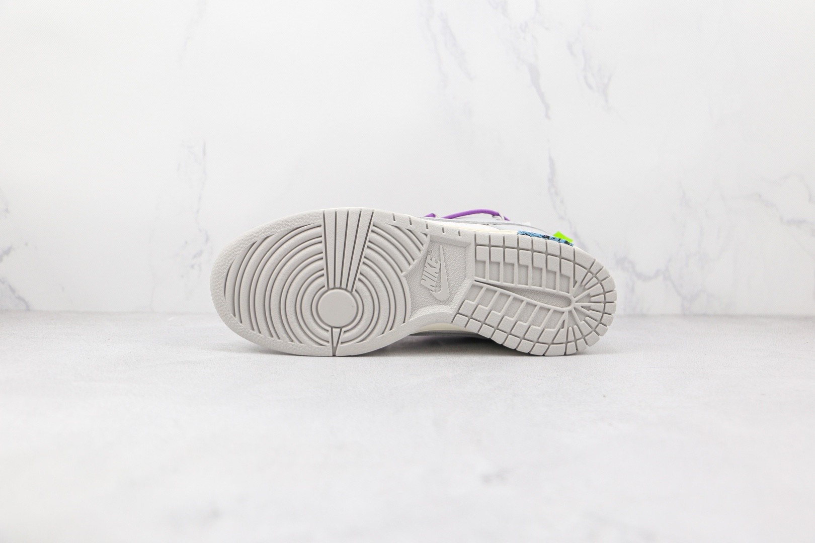 Off-White × Nike Dunk Low "Sail/Neutral Gray" (DM1602-107)