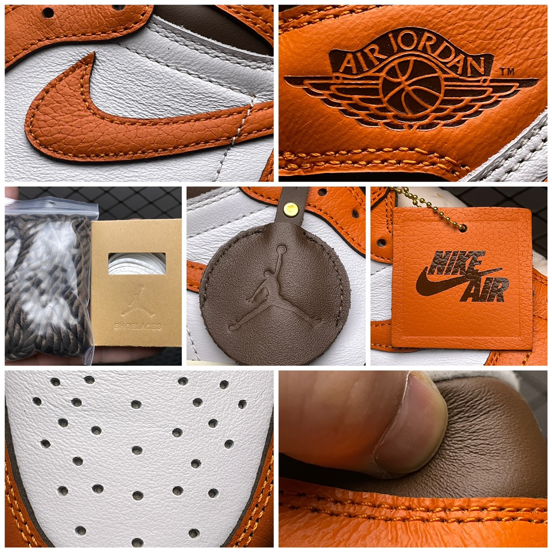 Nike WMNS Air Jordan 1 High OG "Starfish" （DO9369-101）