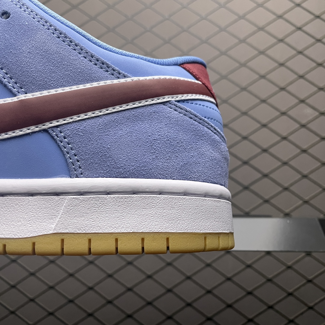 Nike SB Dunk Low Pro "Philadelphia Phillies/Valor Blue and Team Maroon"（ DQ4040-400）