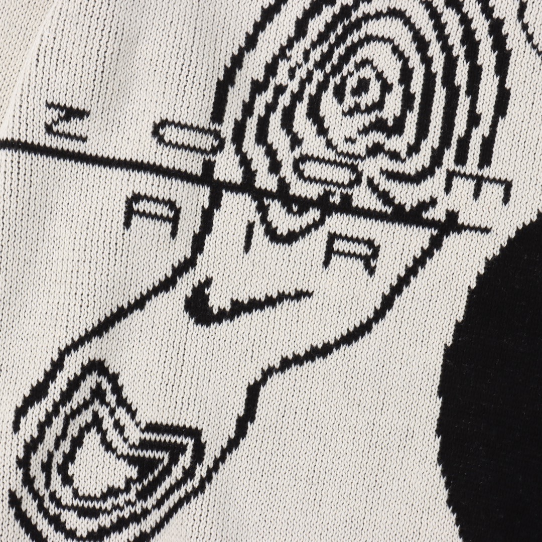 Stussy x Nike  SS23 Logo graphic print knitted sweater（DR2894-238）