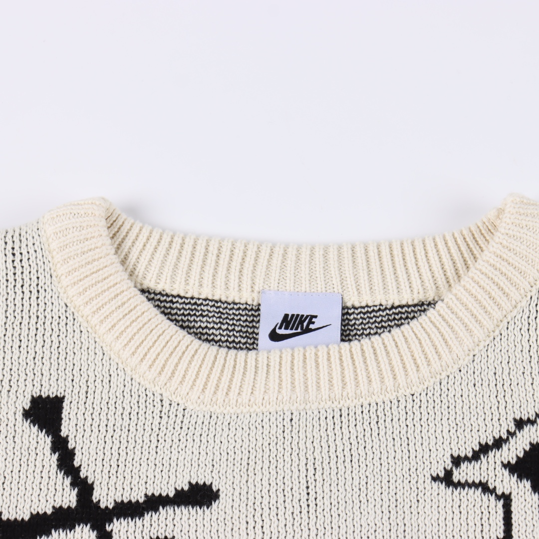 Stussy x Nike  SS23 Logo graphic print knitted sweater（DR2894-238）