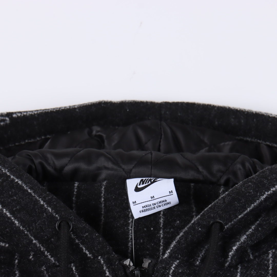 Stussy x Nike SS23 wool striped hooded sweatshirt（DR4413-010）