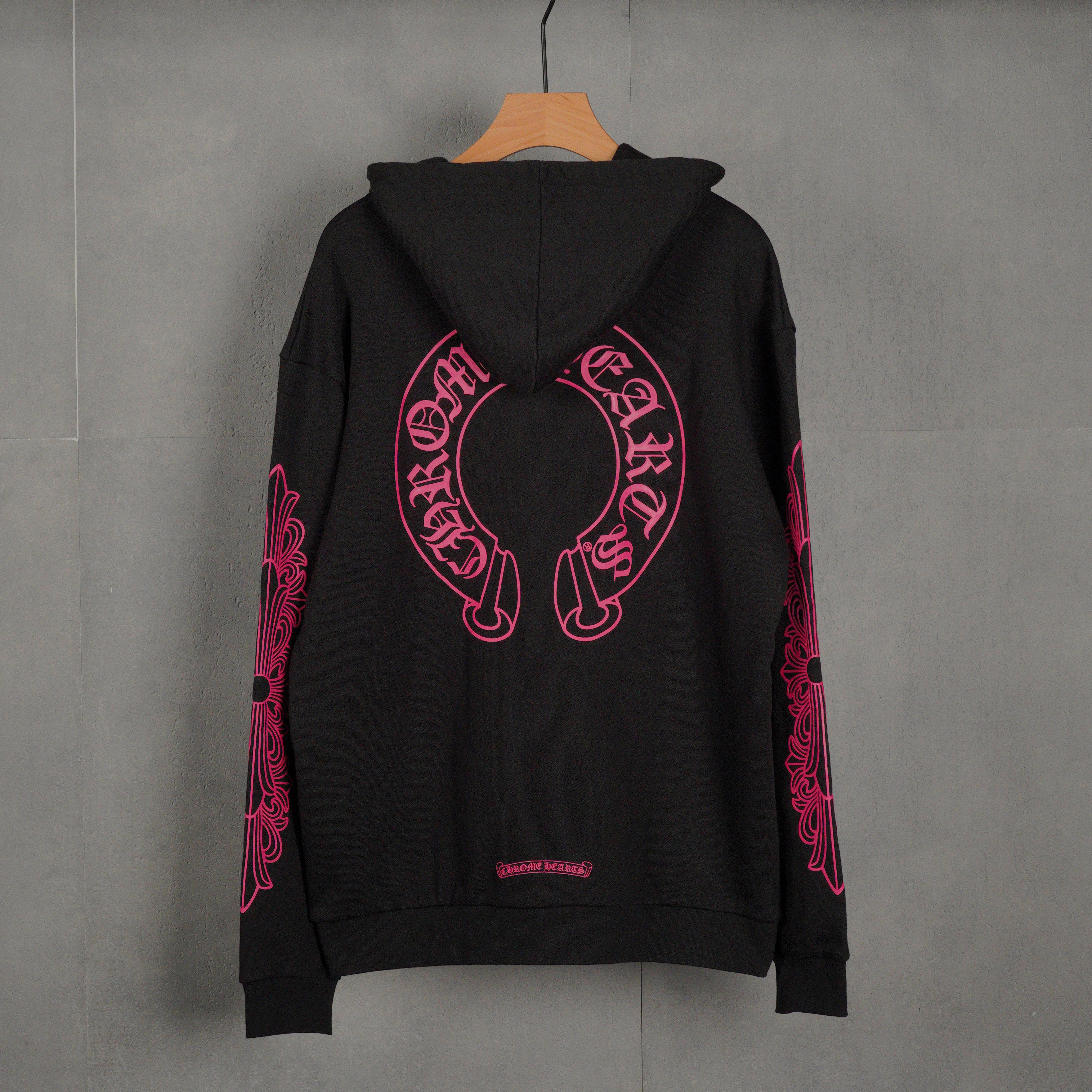 Chrome Hearts Pink Horseshoe Zip Up (CH-T2026330）