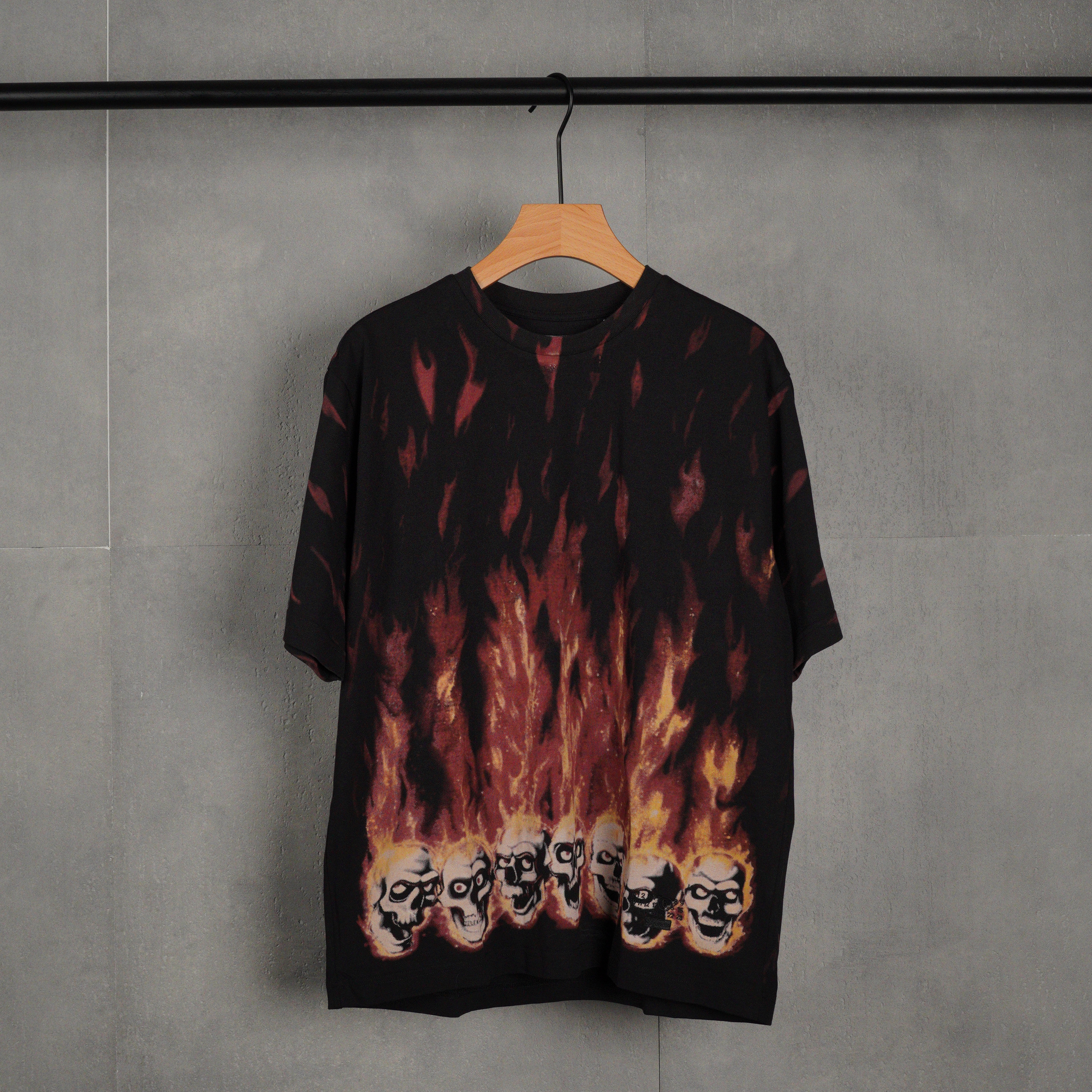 Supreme MM6 Maison Margiela Liquid Blue Oversized Tee Black（SUP-SS24-112）