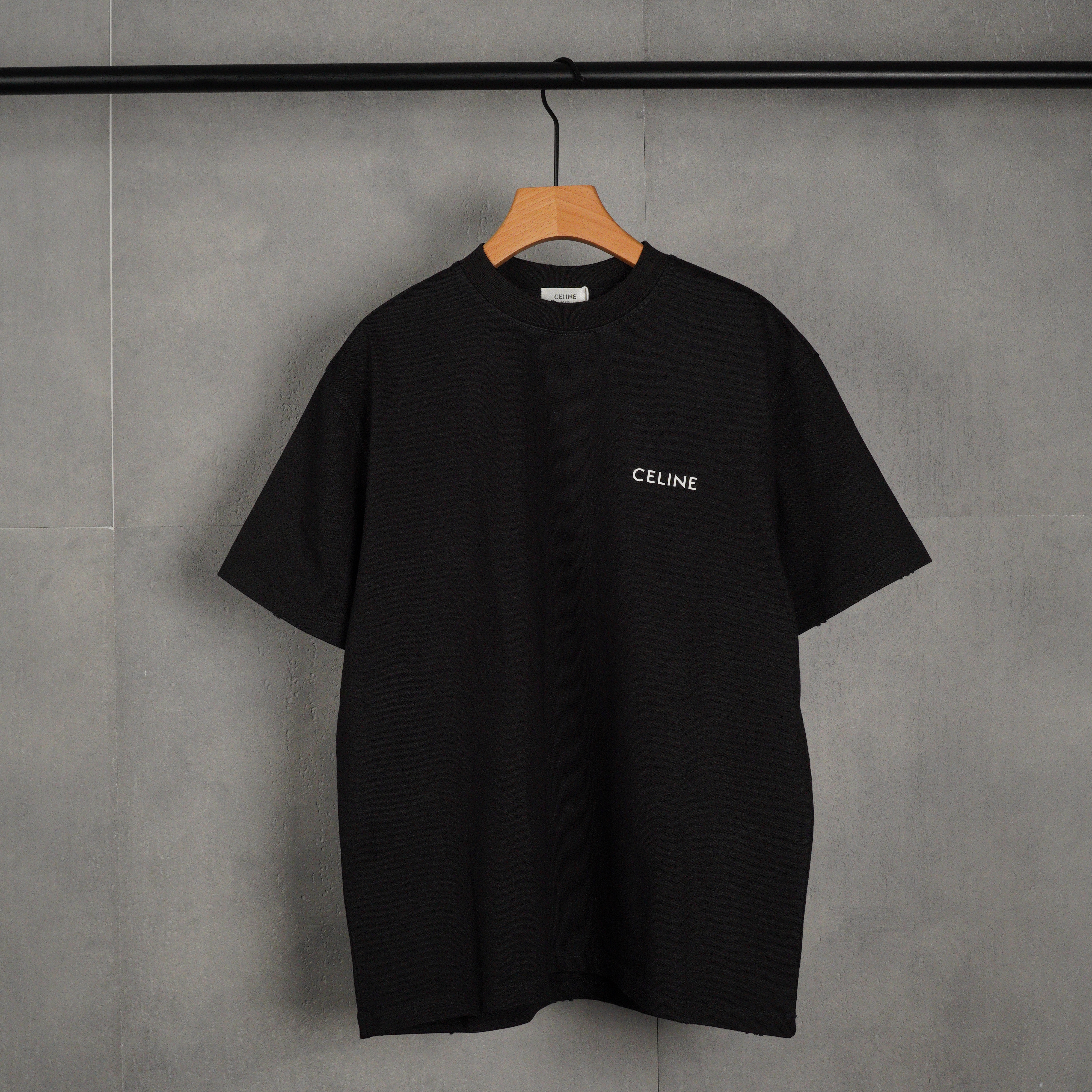 CELINE Loose T-shirt in Cotton Jersey (2X43C671Q-38AW）