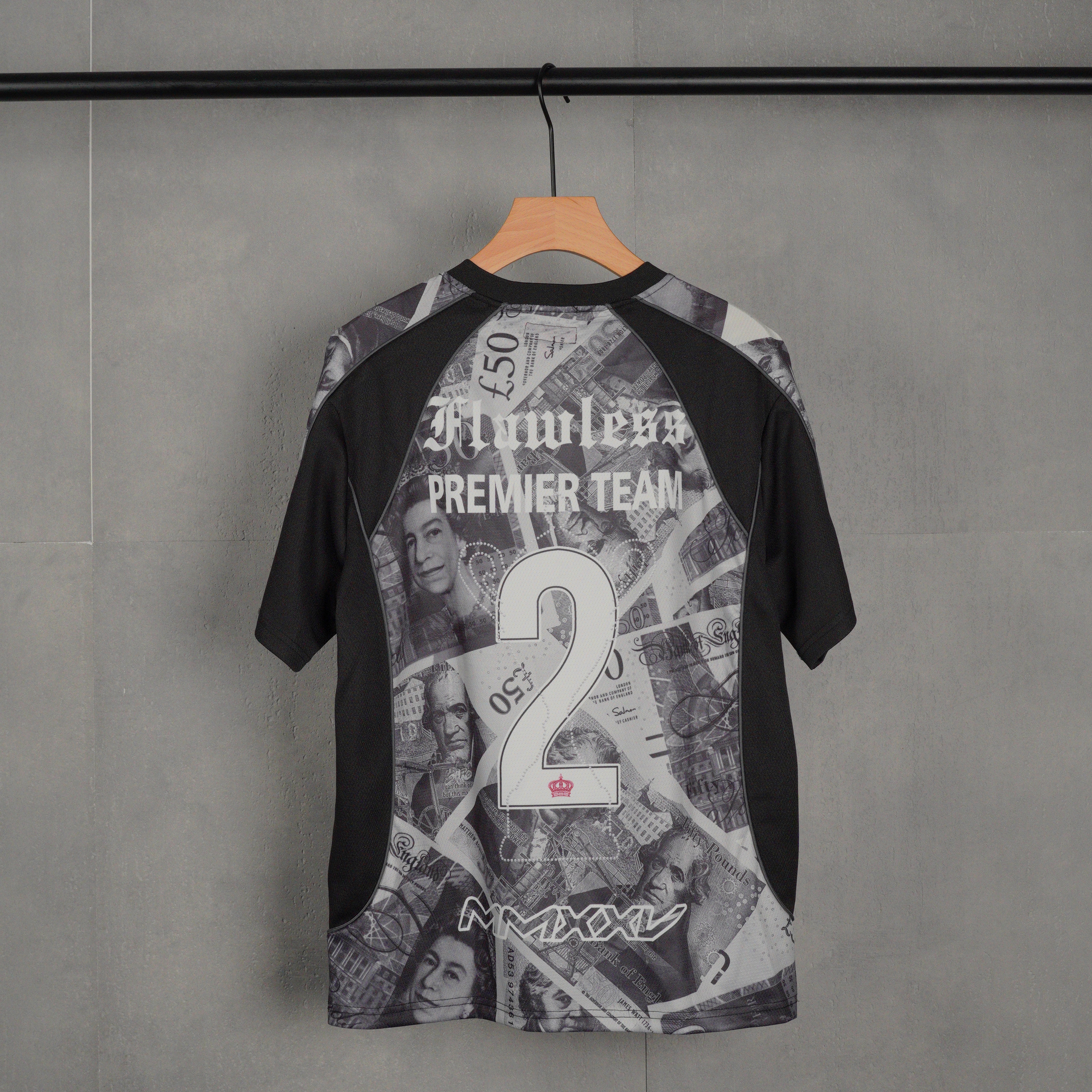 Supreme Pounds Soccer Jersey "Black"（SUP-FW25-033）