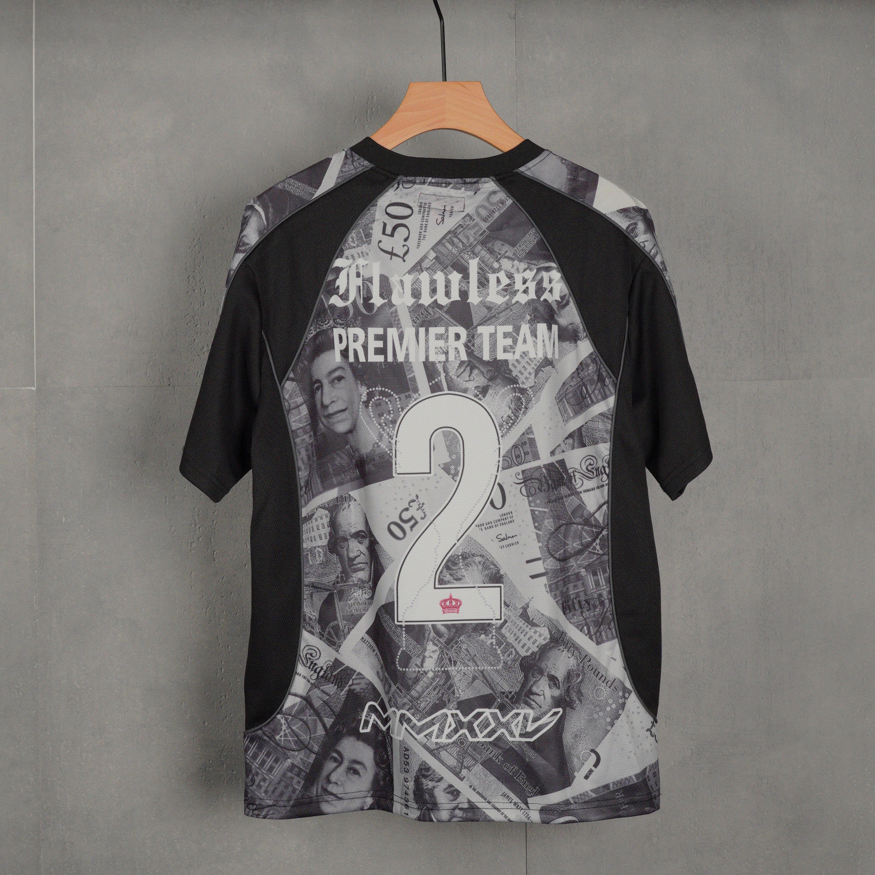 Supreme Pounds Soccer Jersey "Black"（SUP-FW25-033）