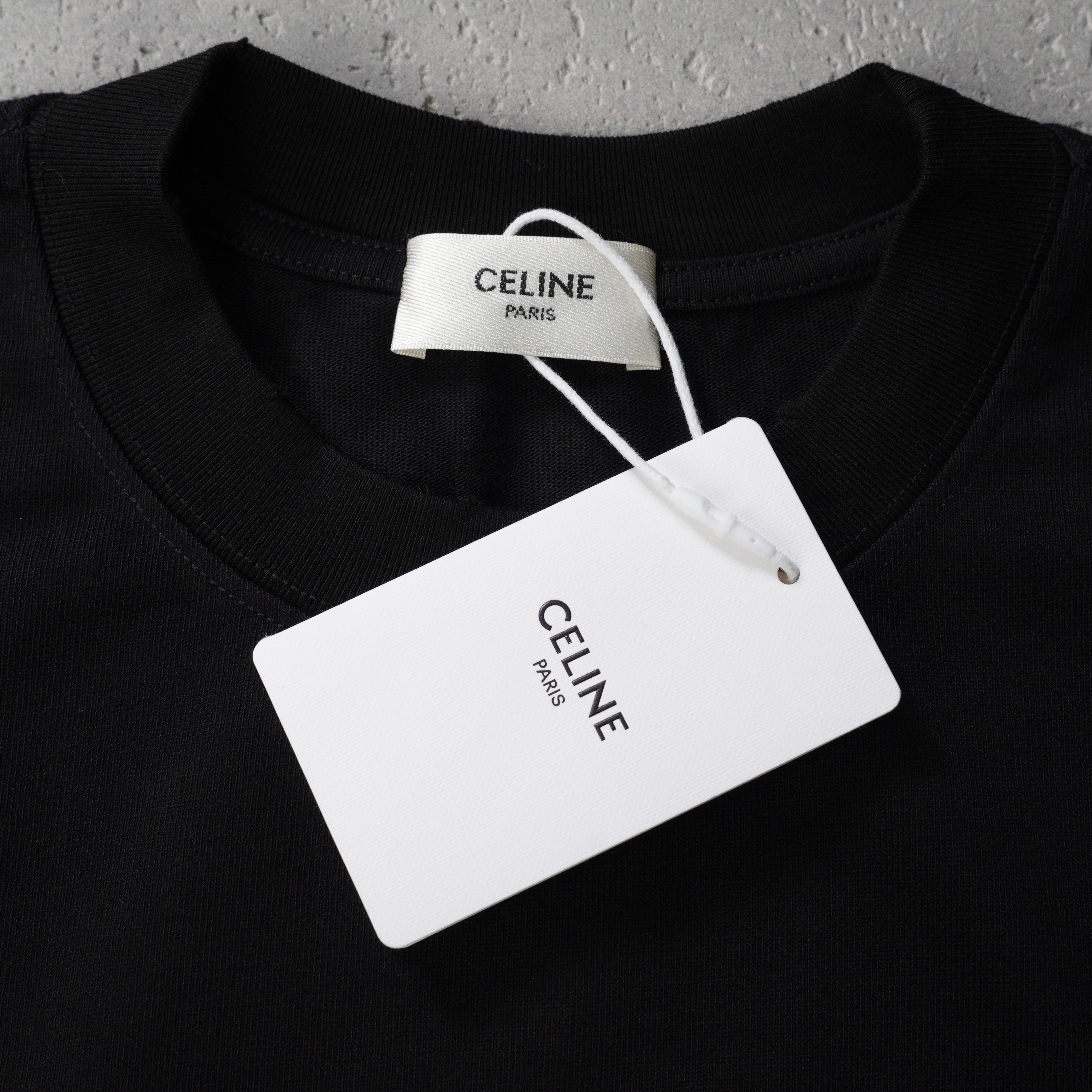 CELINE Loose T-shirt in Cotton Jersey (2X43C671Q-38AW）