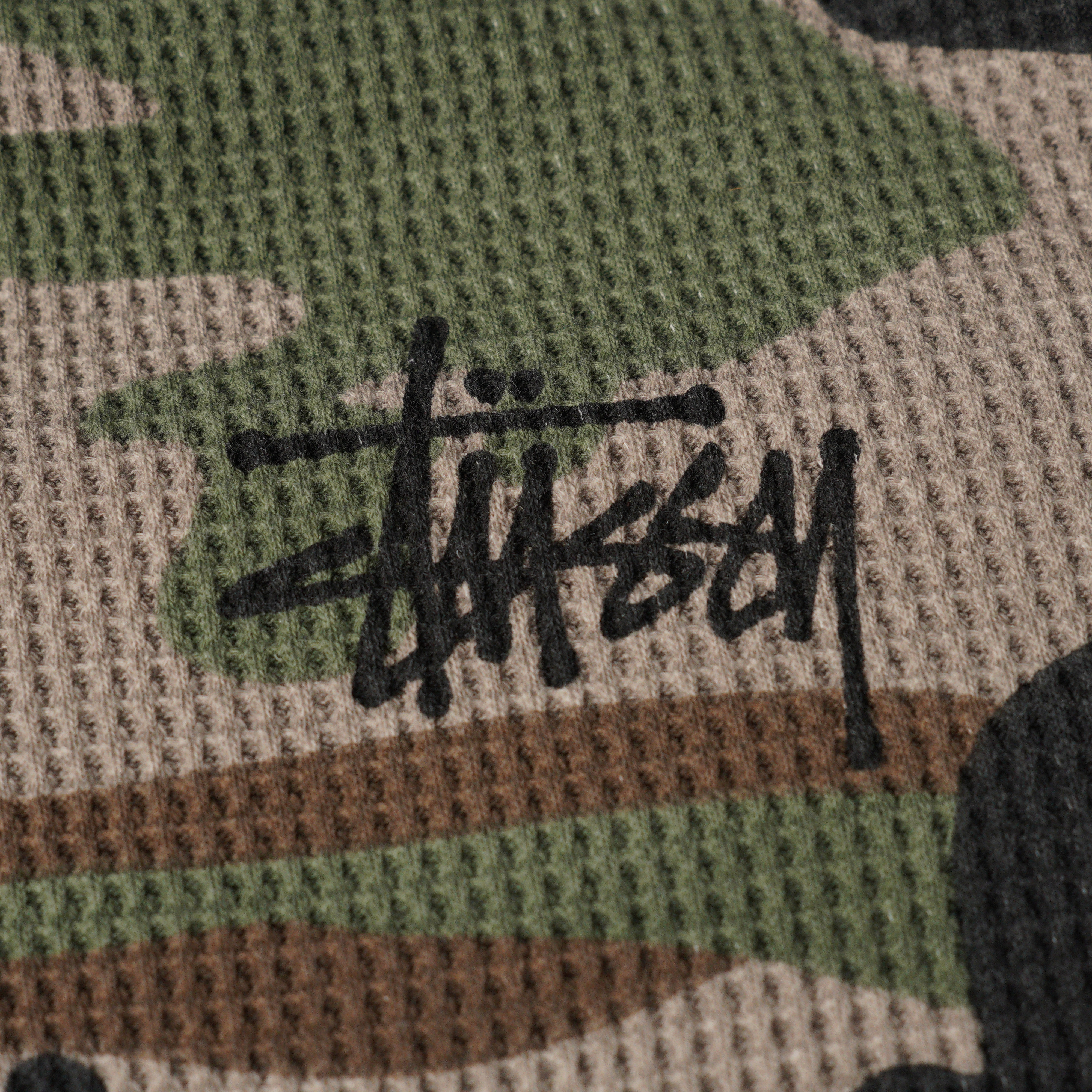 Stüssy Raglan Thermal Basic Sweatshirt（1140356）