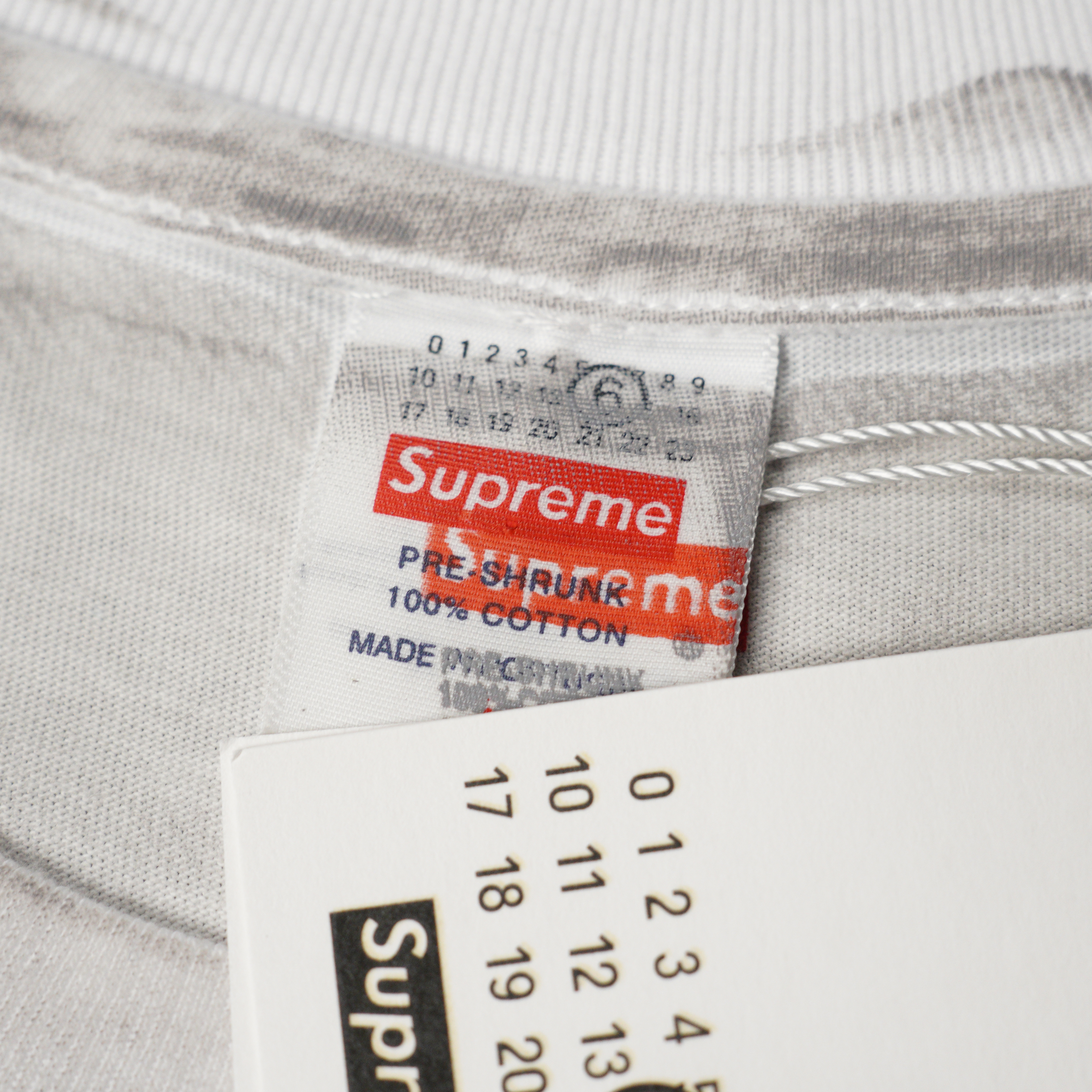 Supreme x MM6 Maison Margiela Box Logo Tee "White"（SUP-SS24-166）