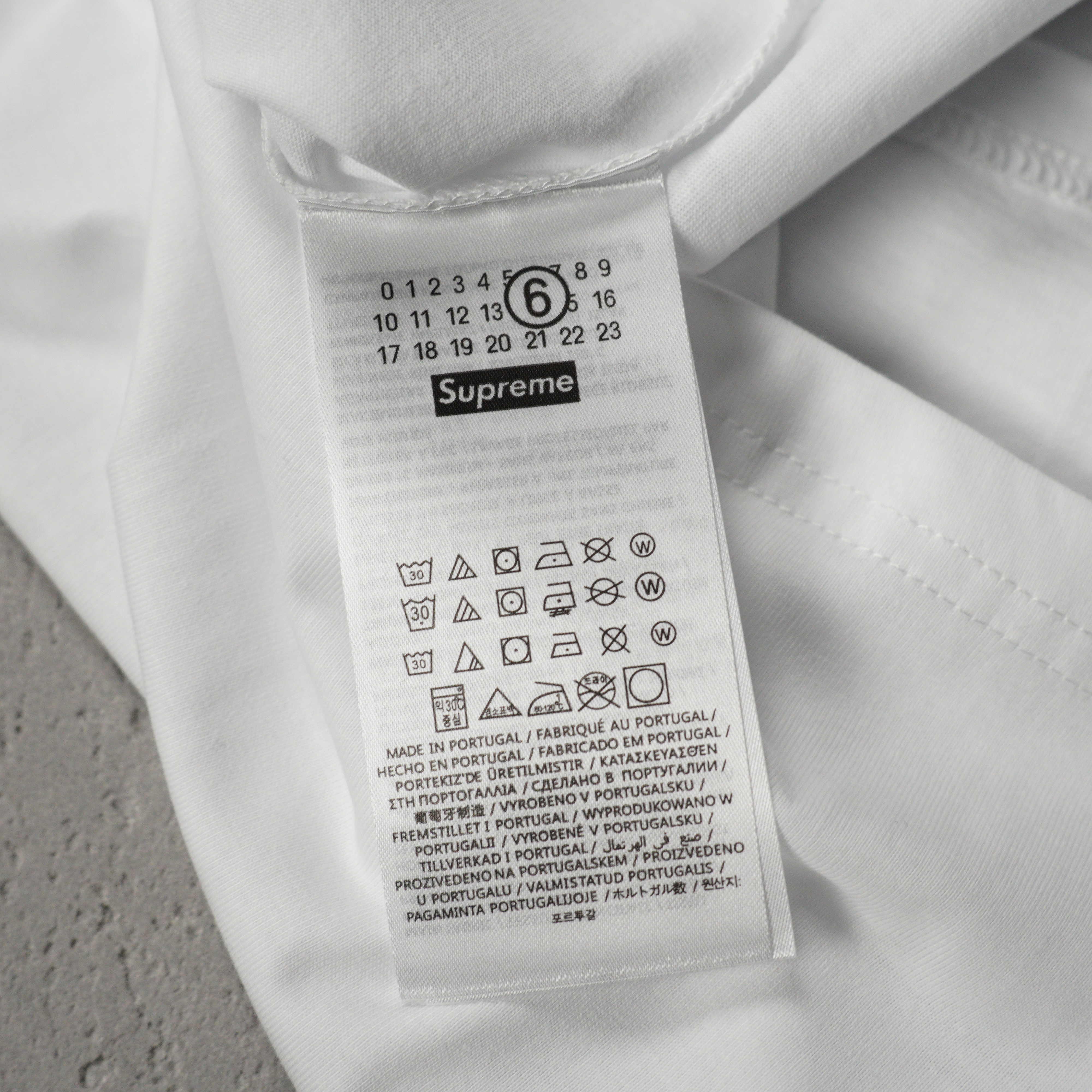 Supreme x MM6 Maison Margiela Money S/S Top "White"（SUP-SS26-013）