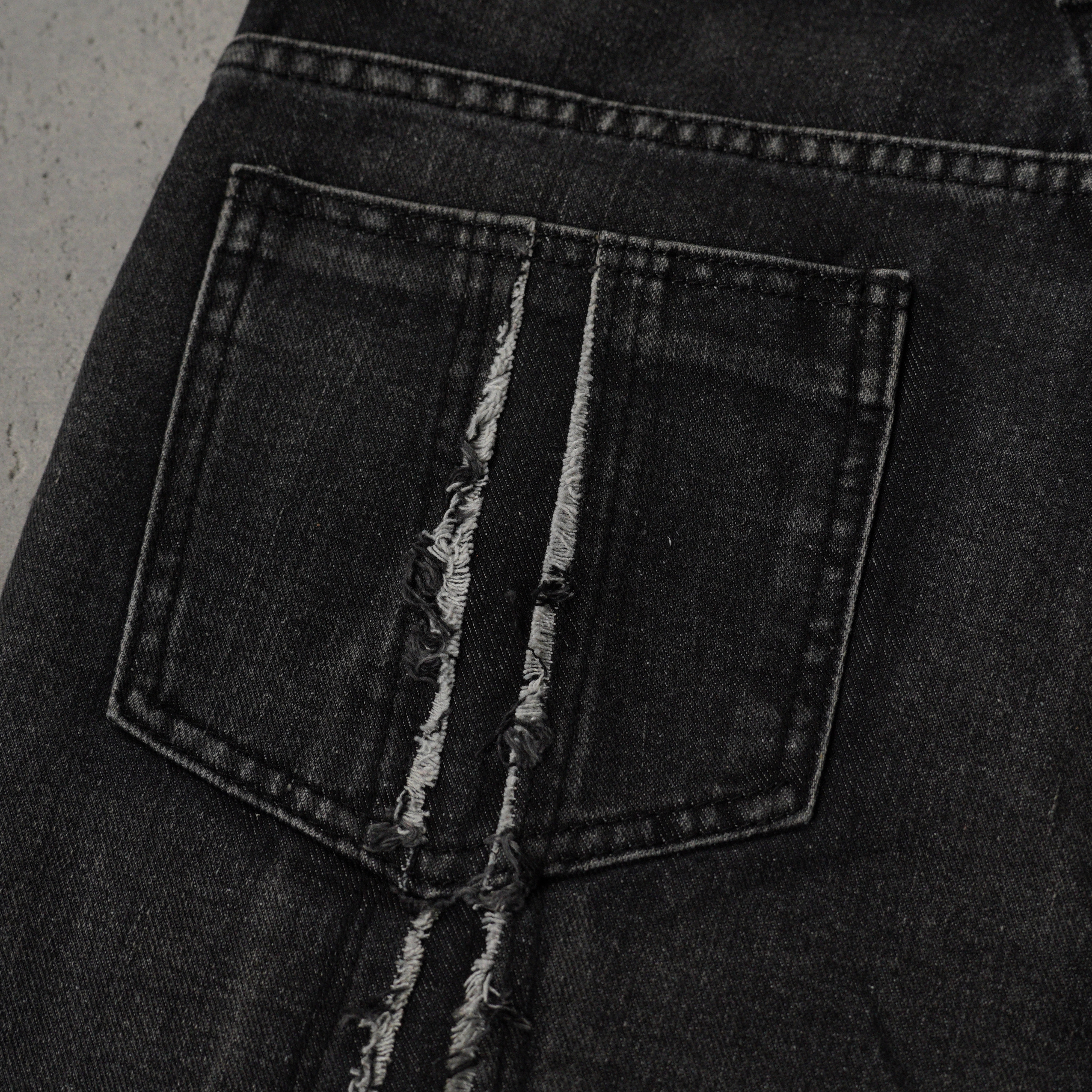 THUG CLUB Tribal Tree Denim Pants "Black"（TCFW-110-02）