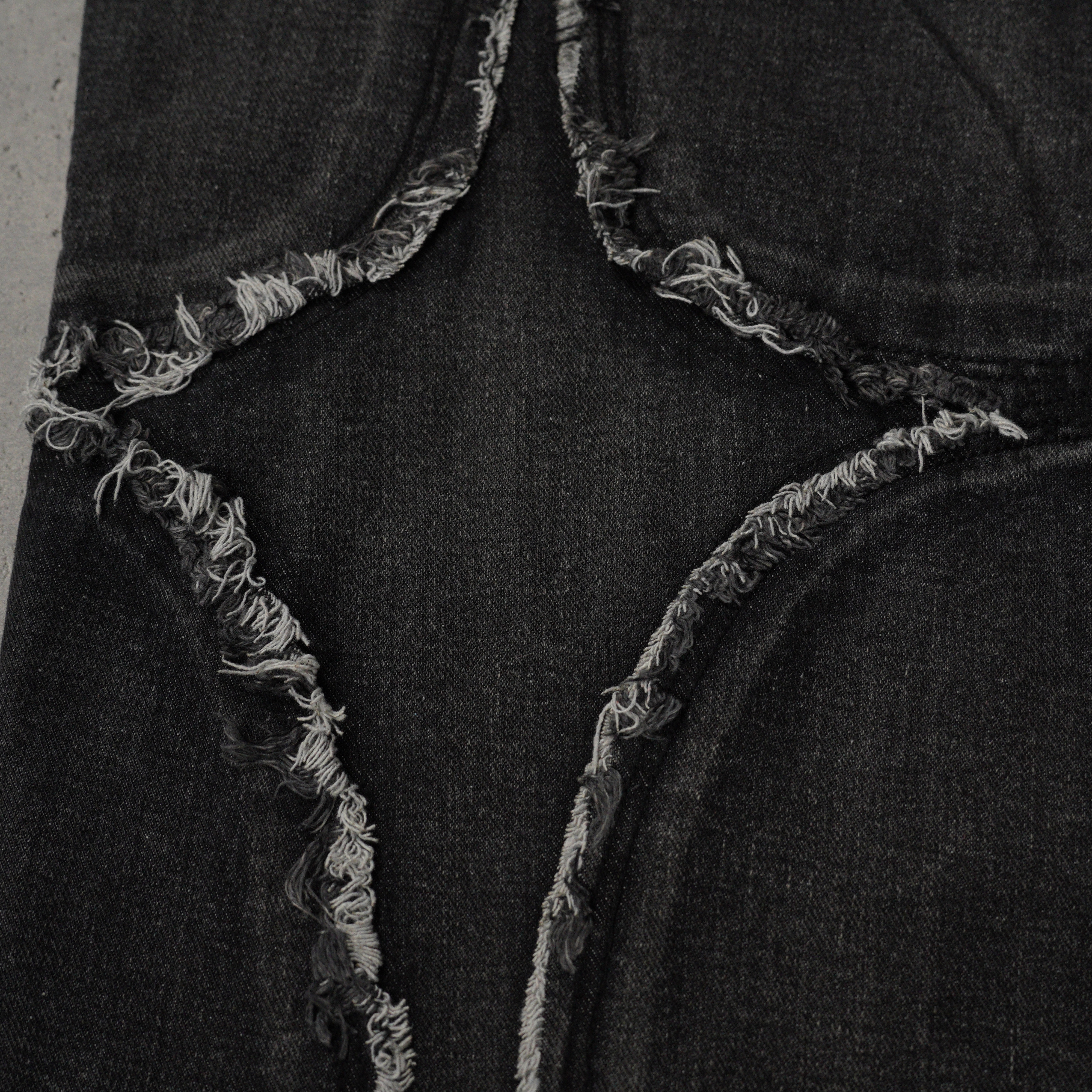 THUG CLUB Tribal Tree Denim Pants "Black"（TCFW-110-02）