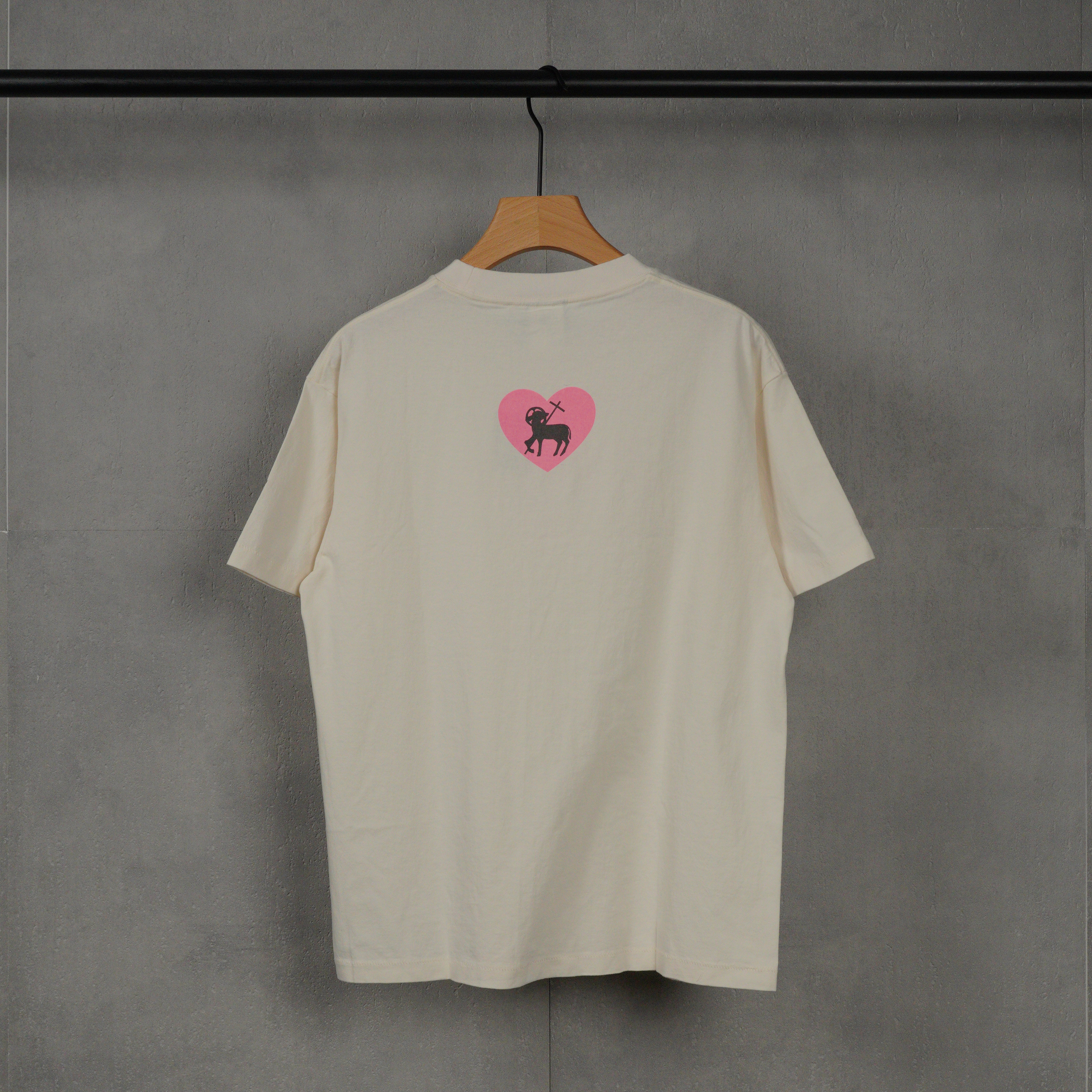 SAINT Mxxxxxx SS Tee Heart Saint "White"(SM-HR1-0000-019）