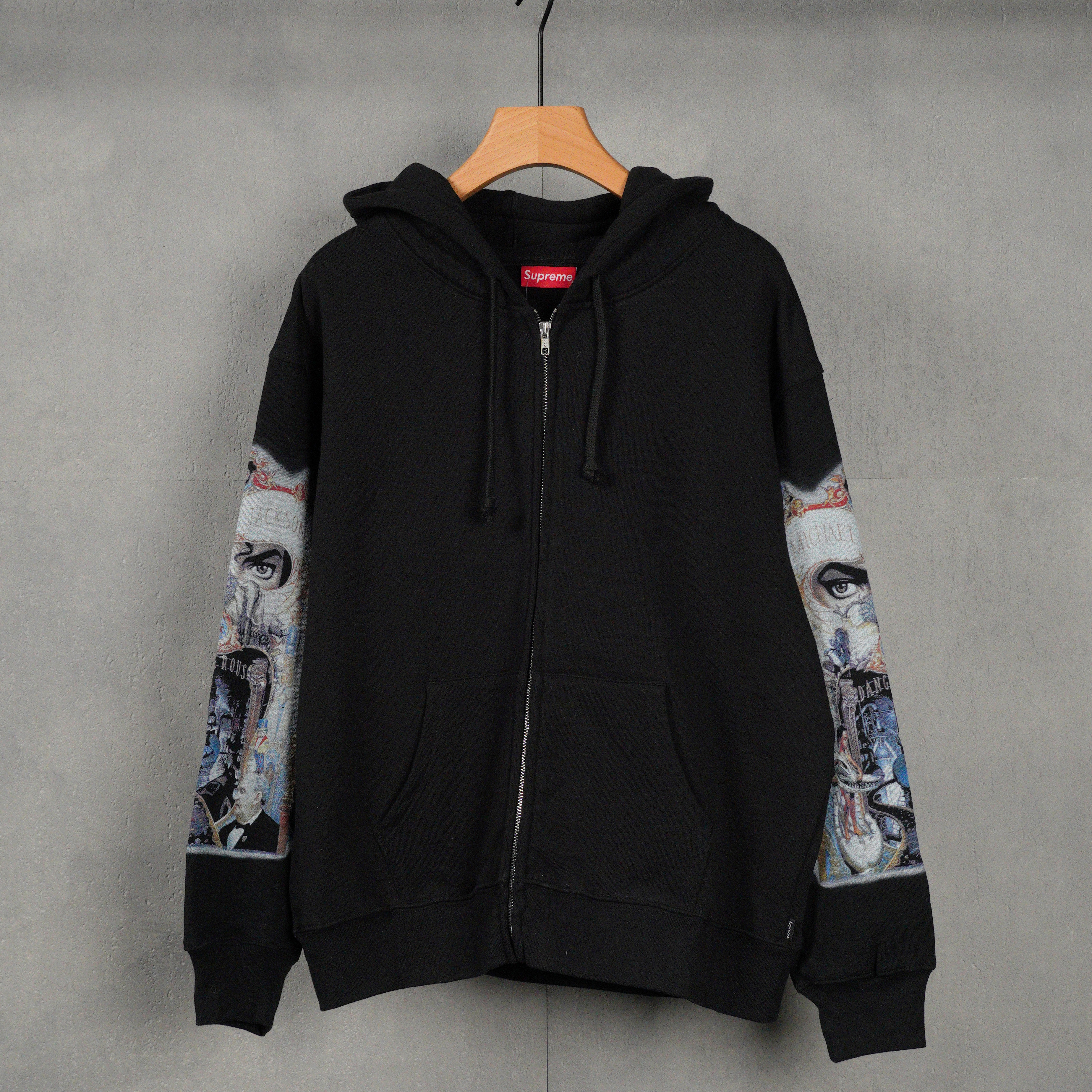 Supreme Michael Jackson Dangerous Zip Up Hooded Sweatshirt（SUP