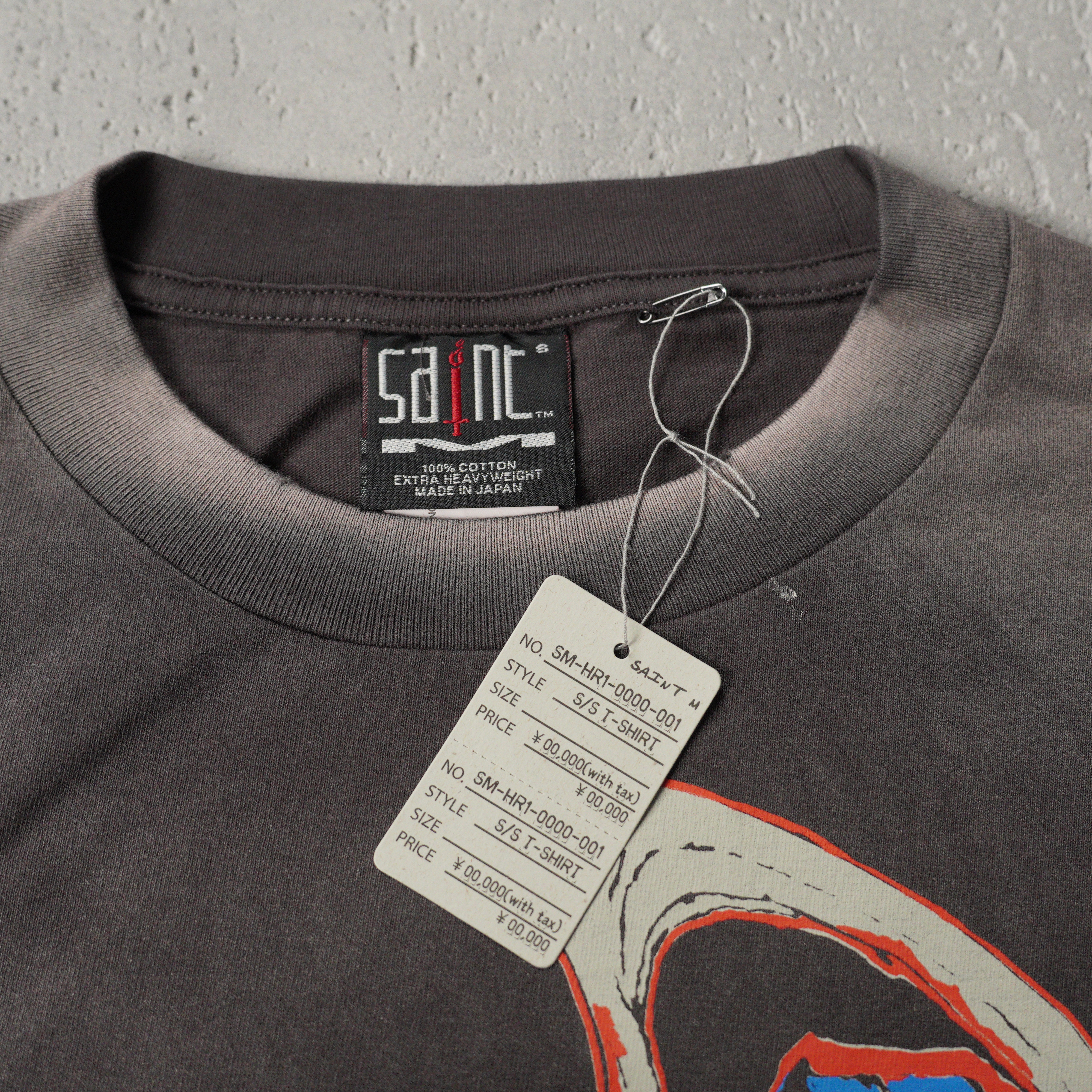SAINT Mxxxxxx SS Tee Birth And Death "Black" (SM-HR1-0000-007）