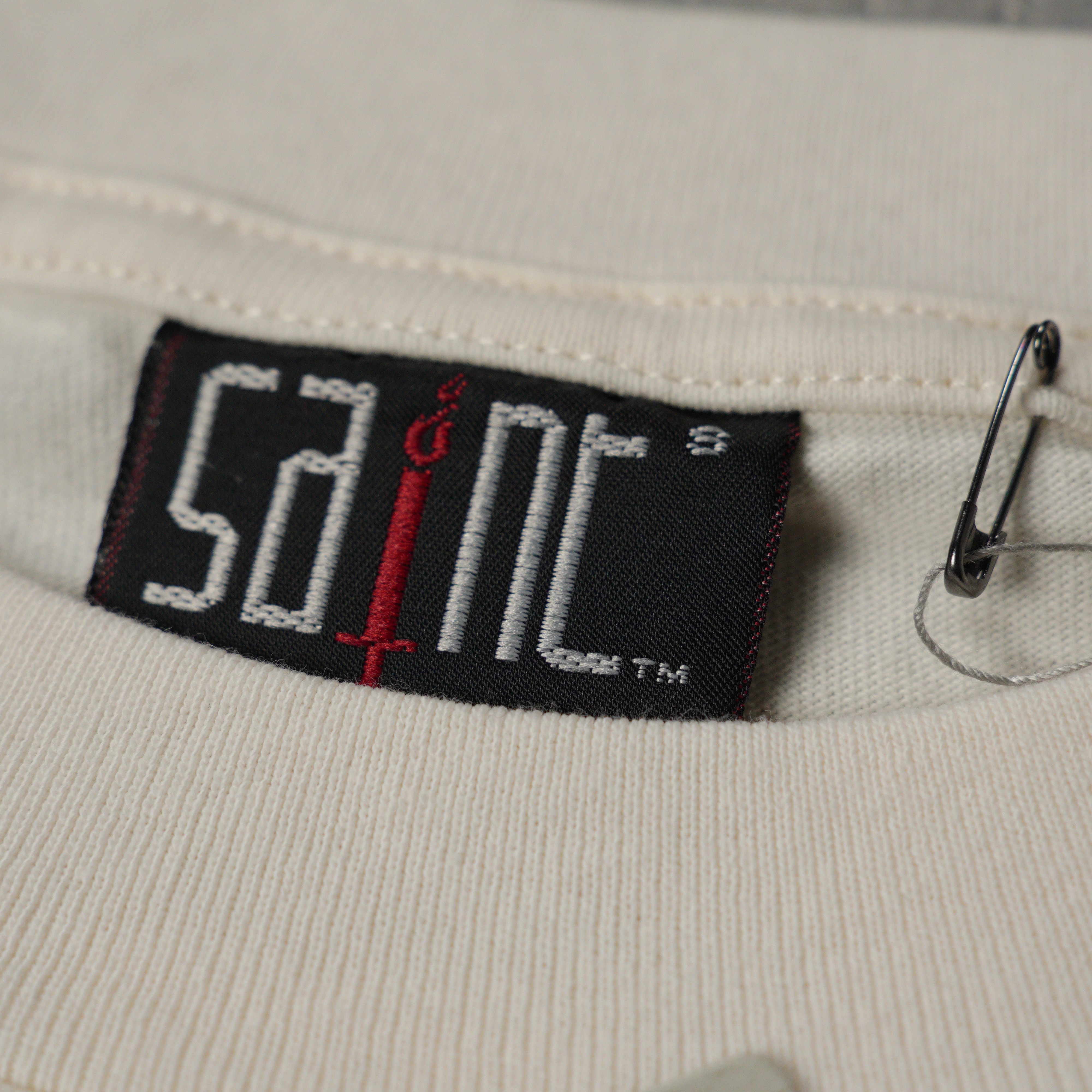 SAINT Mxxxxxx SS Tee Heart Saint "White"(SM-HR1-0000-019）