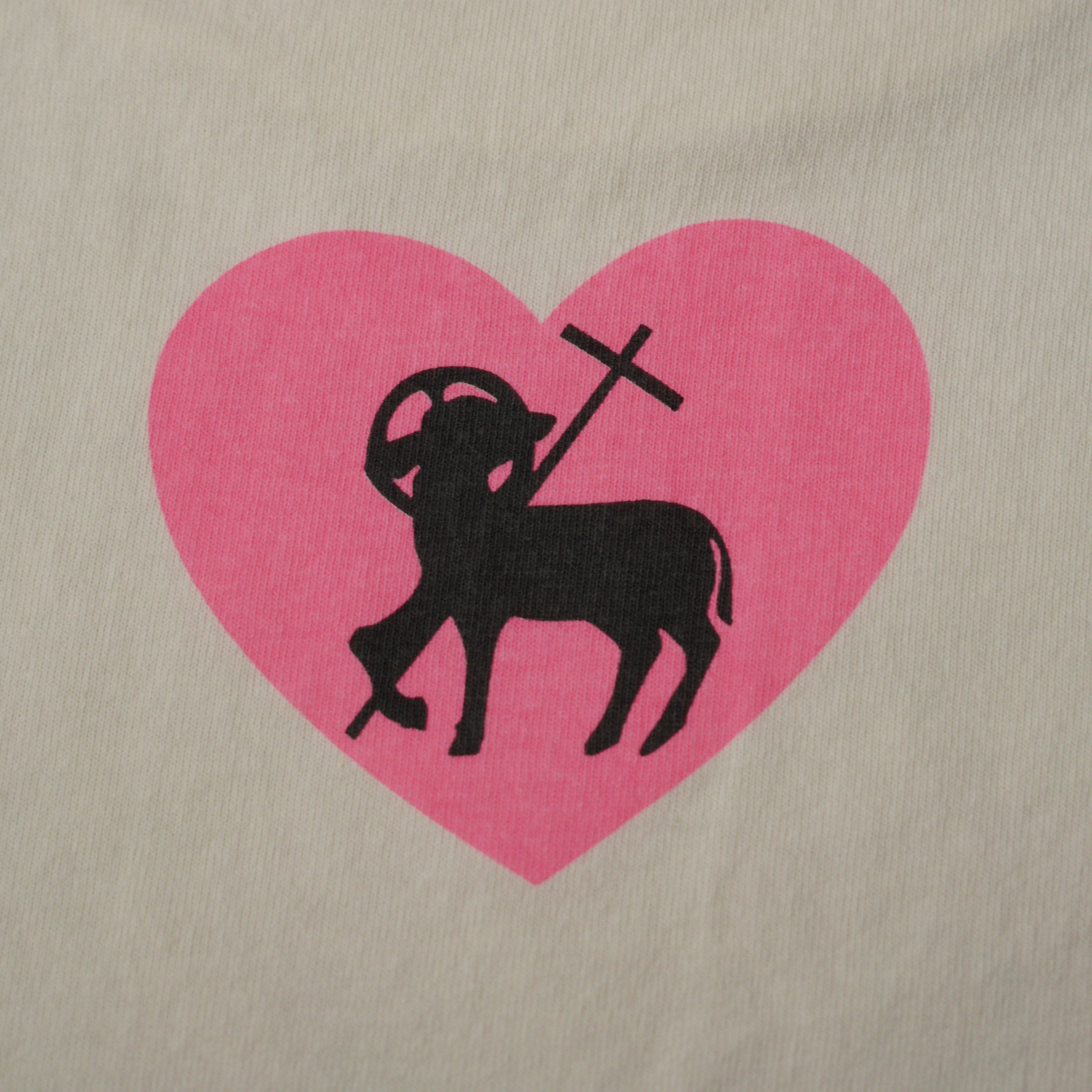 SAINT Mxxxxxx SS Tee Heart Saint "White"(SM-HR1-0000-019）