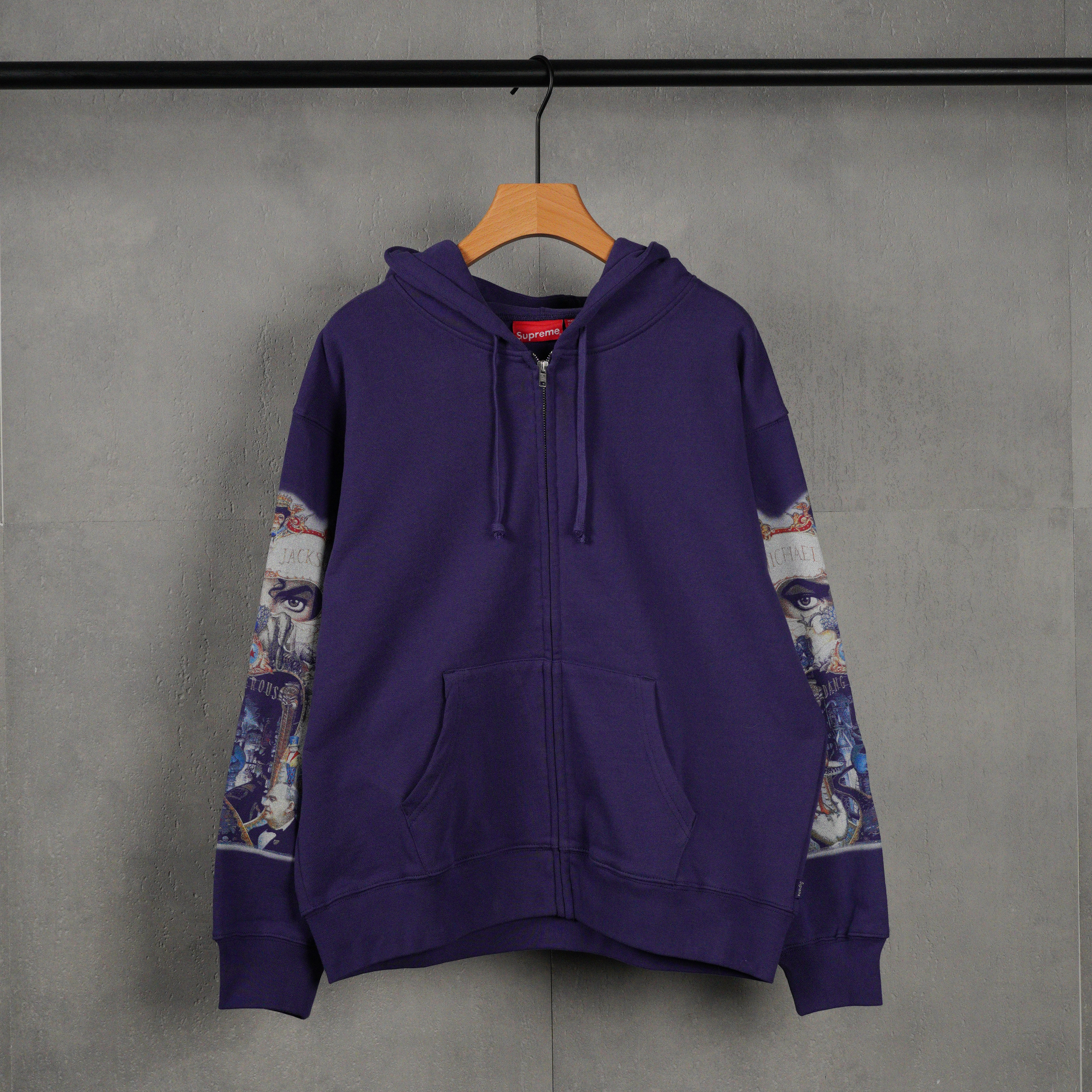 Supreme Michael Jackson Dangerous Zip Up Hooded Sweatshirt（SUP-FW25-032）